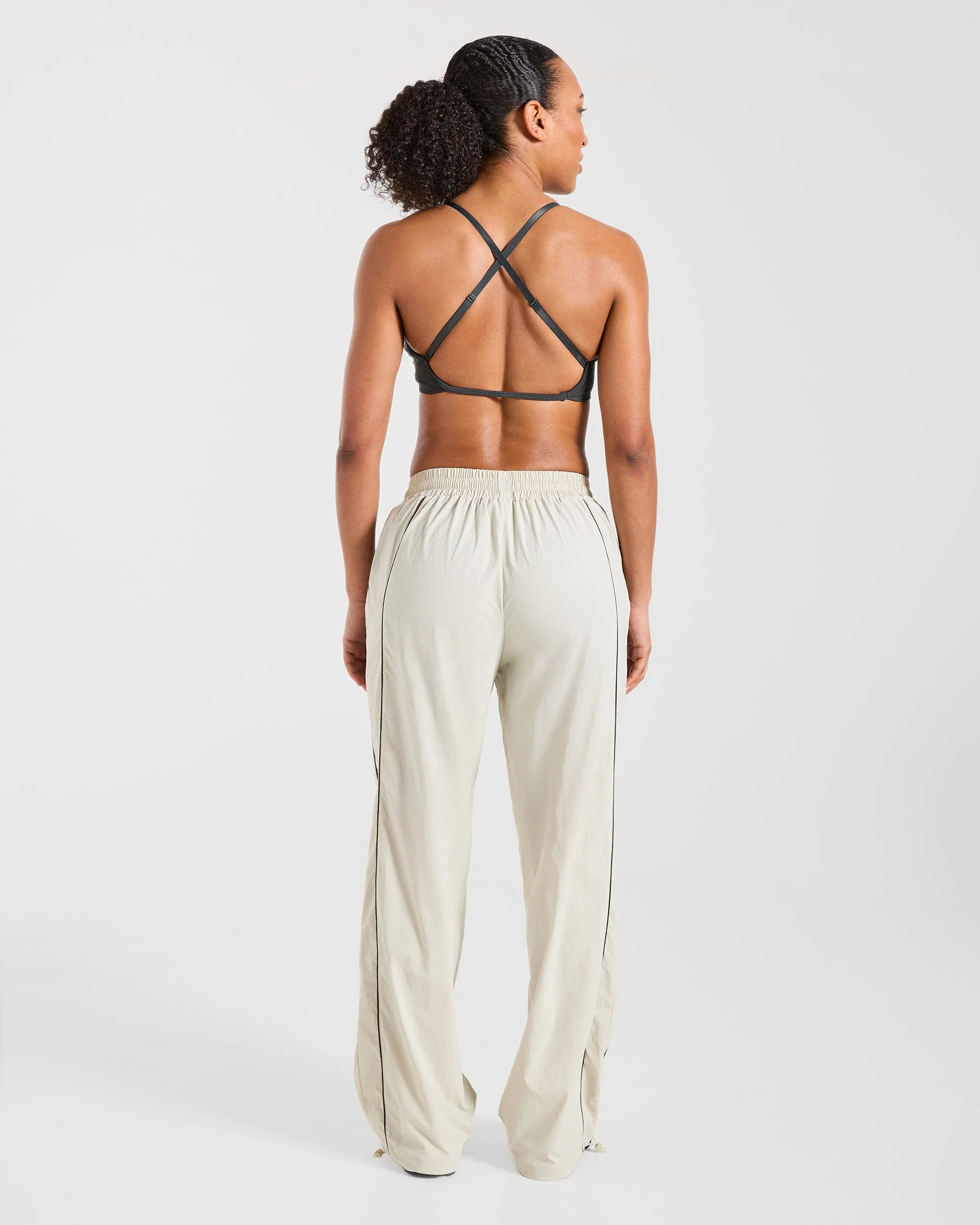 Retro Track Joggers - Off White - Image 4