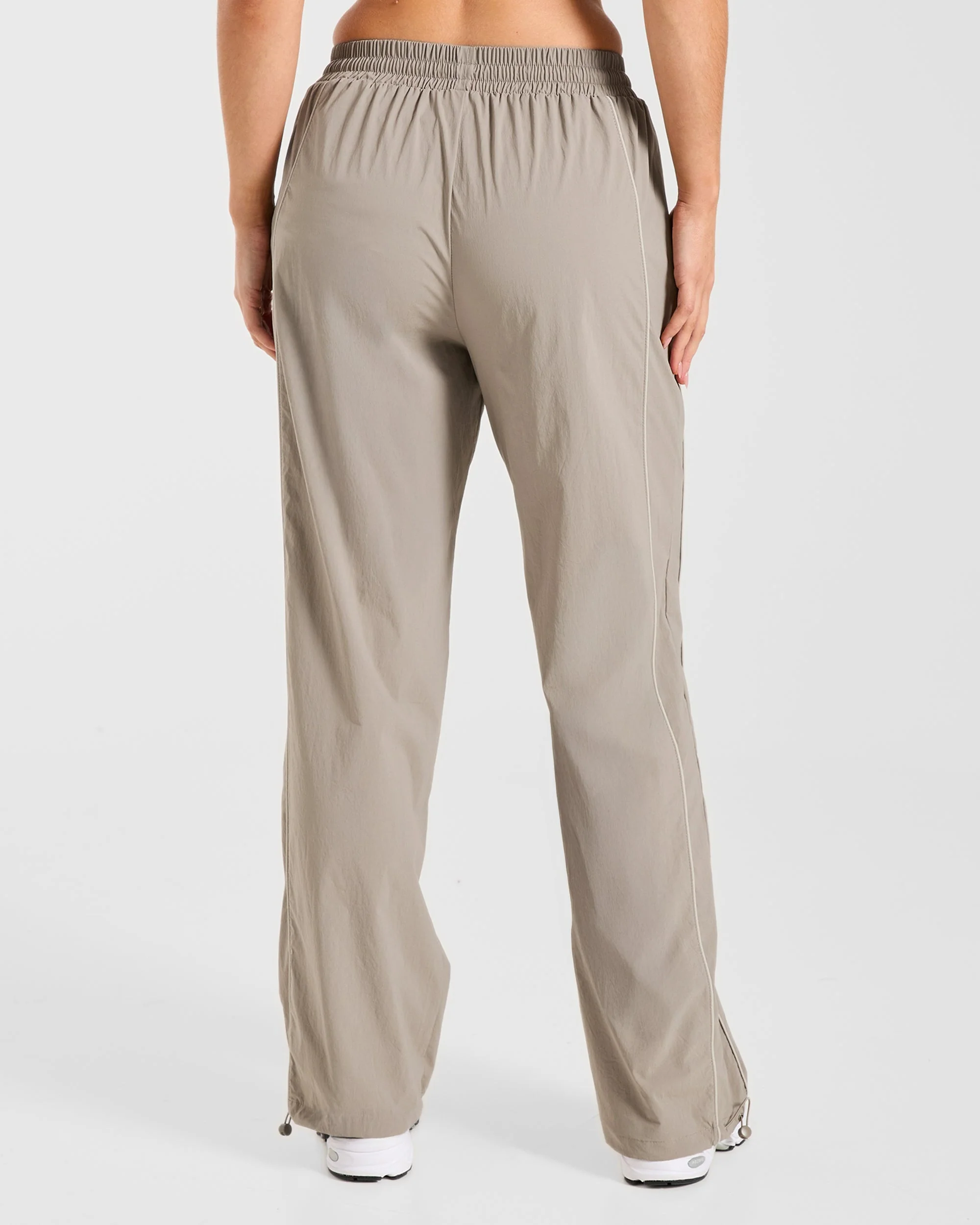 Retro Track Joggers - Taupe - Image 2