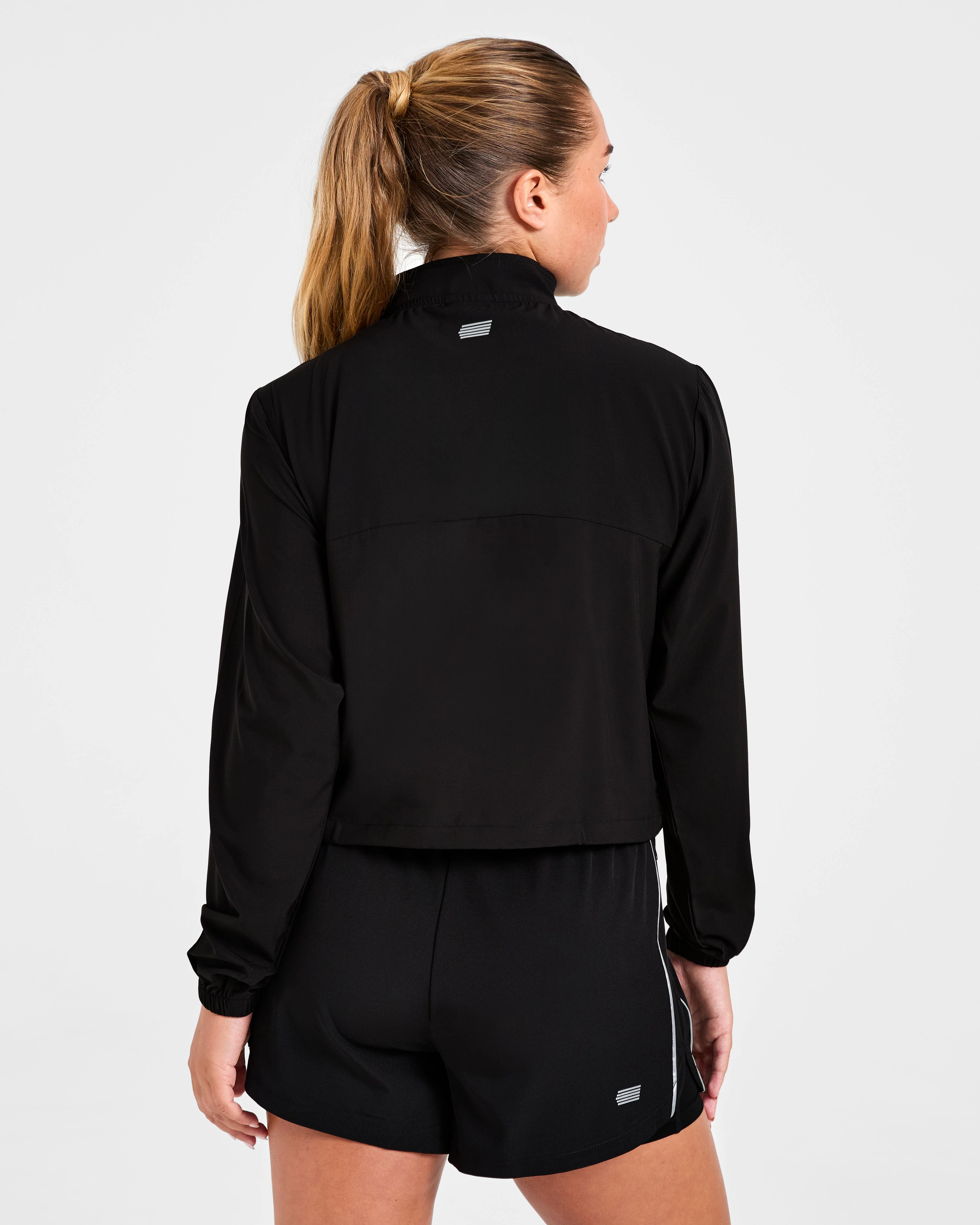 Run 1/2 Zip Jacket - Black - Image 2
