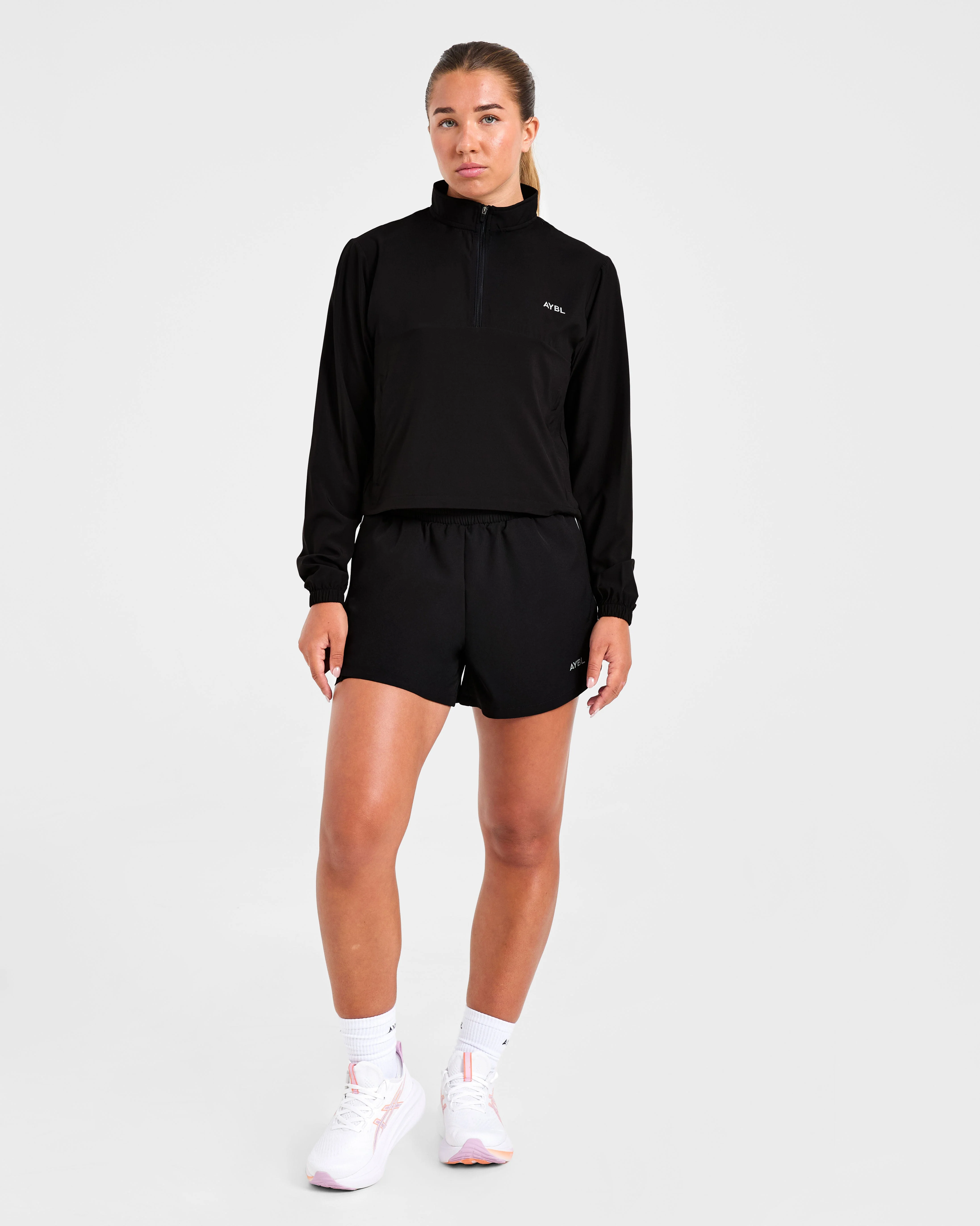 Run 1/2 Zip Jacket - Black - Image 3