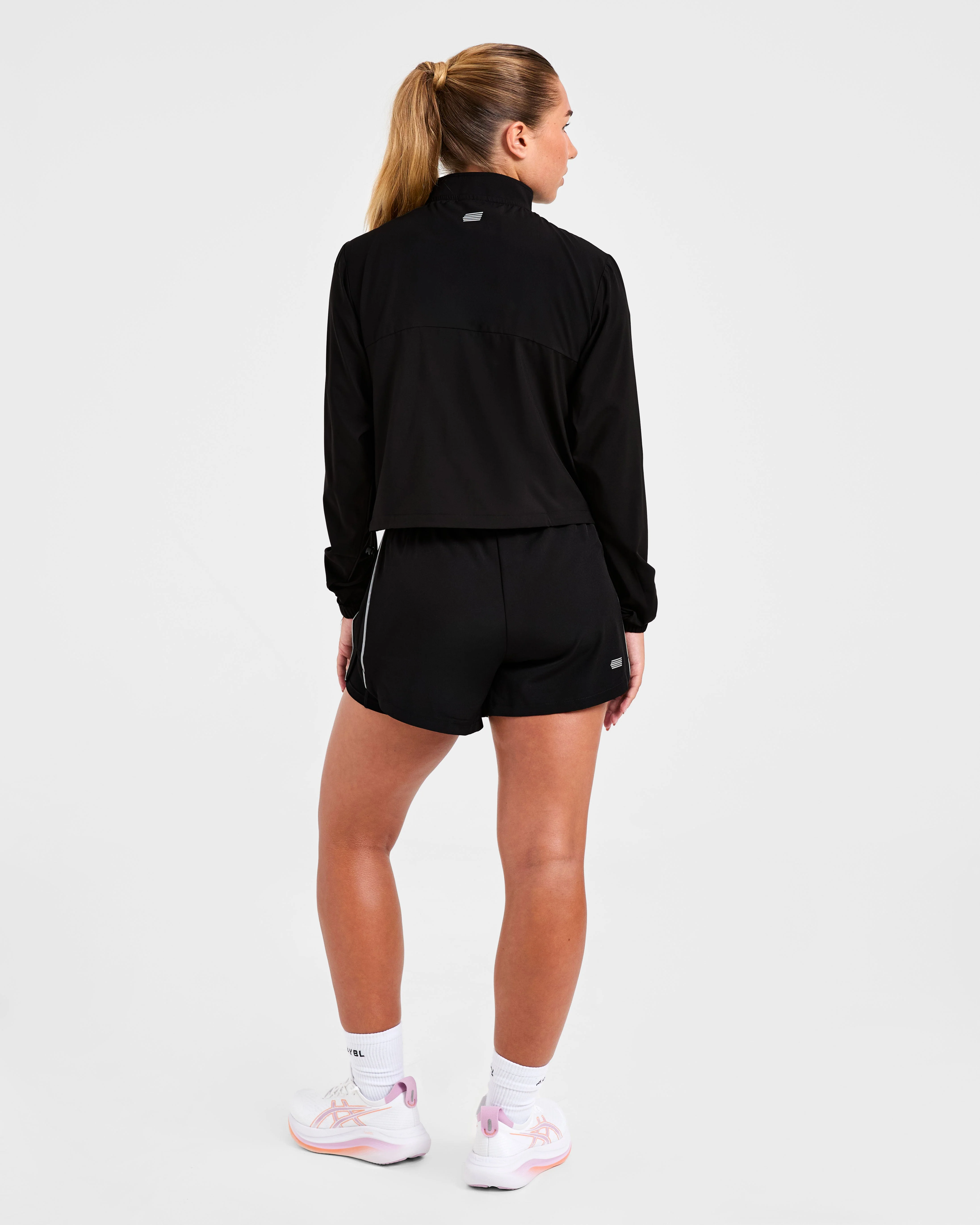Run 1/2 Zip Jacket - Black - Image 4