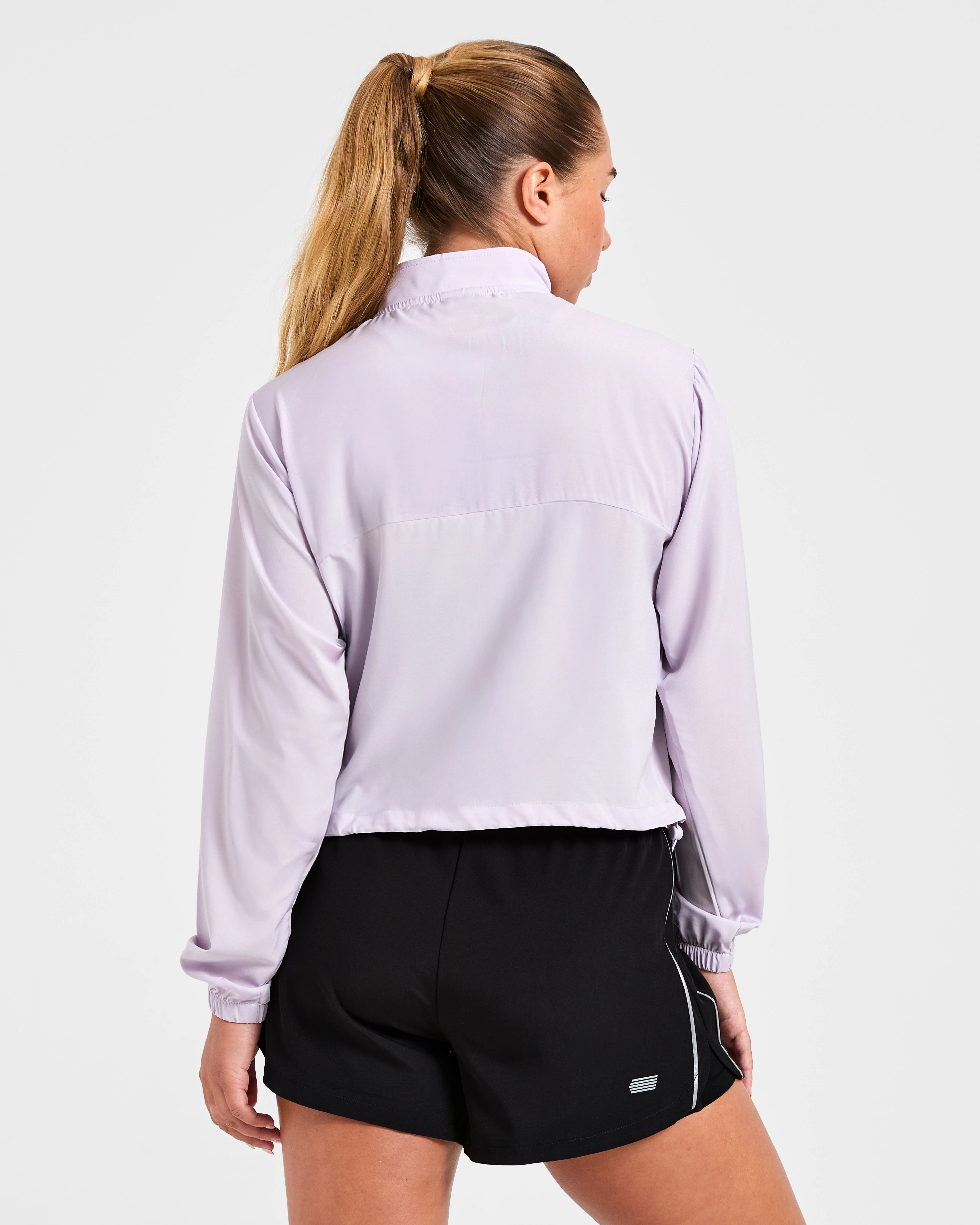 Run 1/2 Zip Jacket - Ice Lilac - Image 2