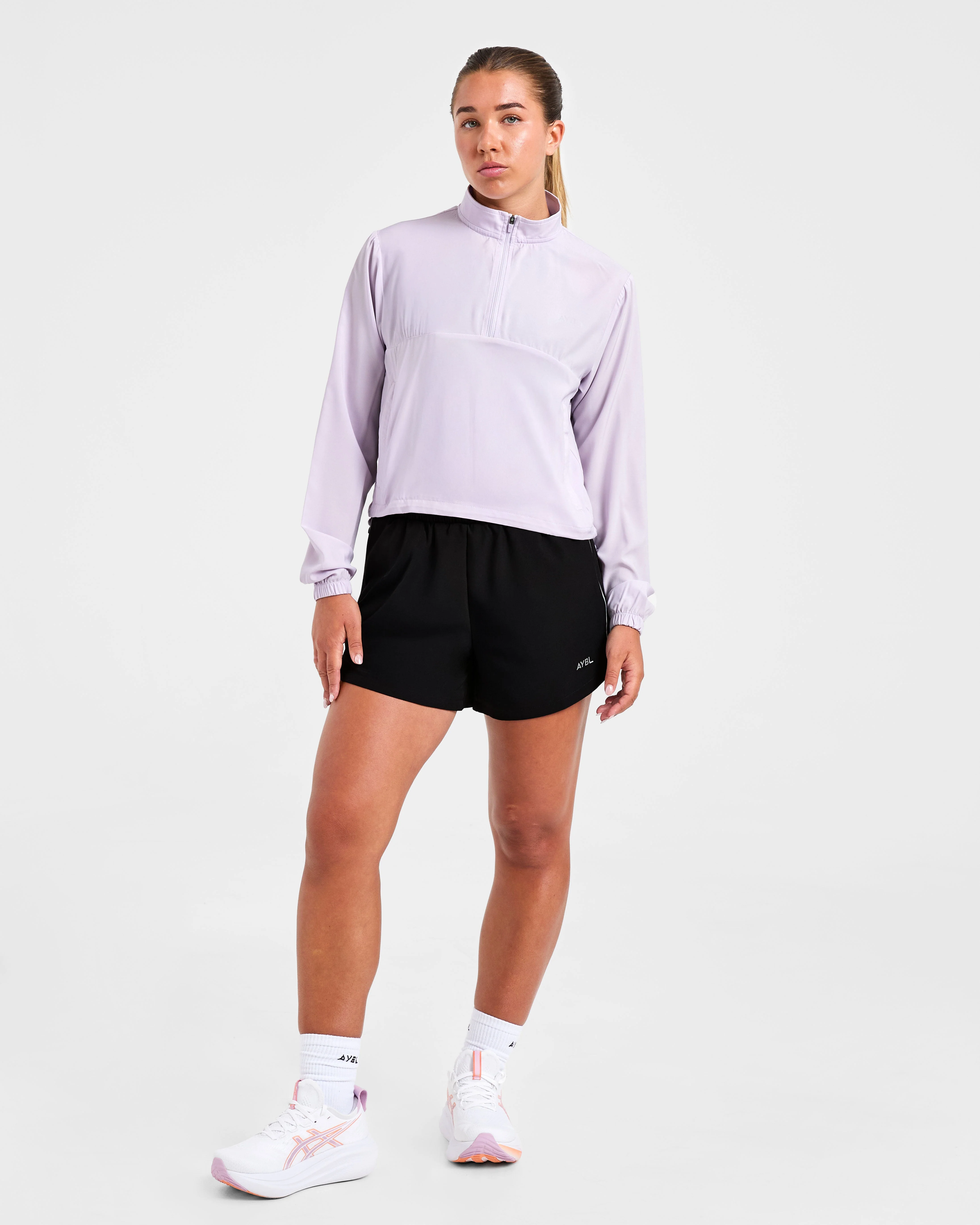 Run 1/2 Zip Jacket - Ice Lilac - Image 3