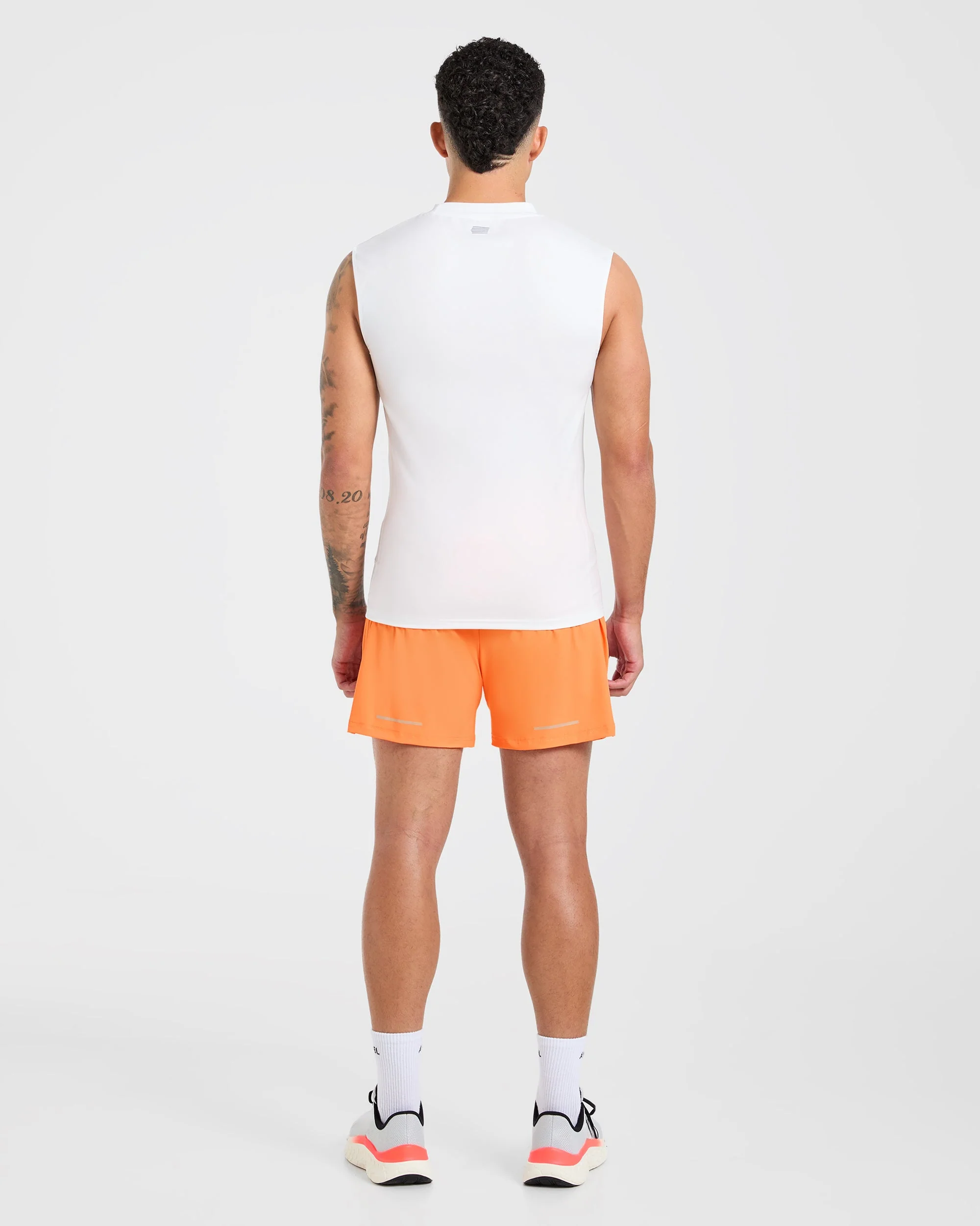Run 5" Shorts - Bright Orange - Image 4