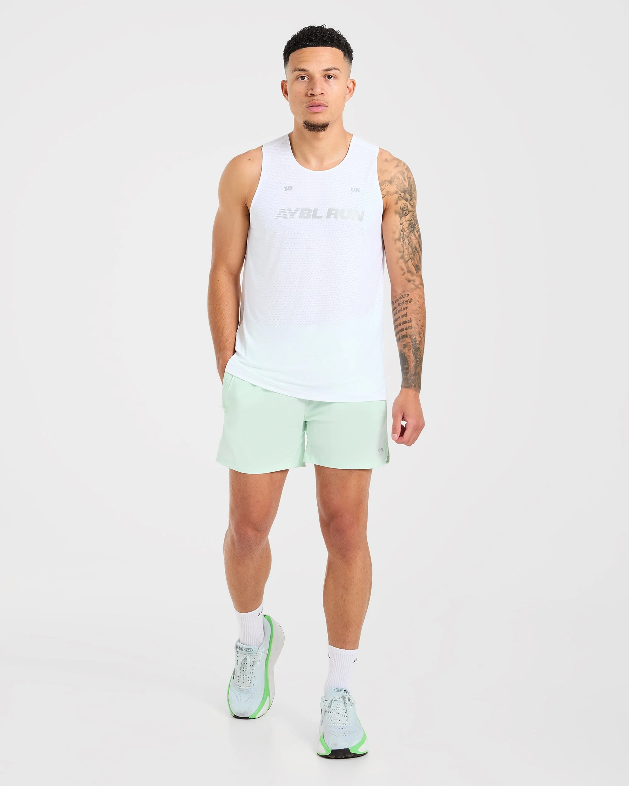 Run 5" Shorts - Cool Mint - Image 3