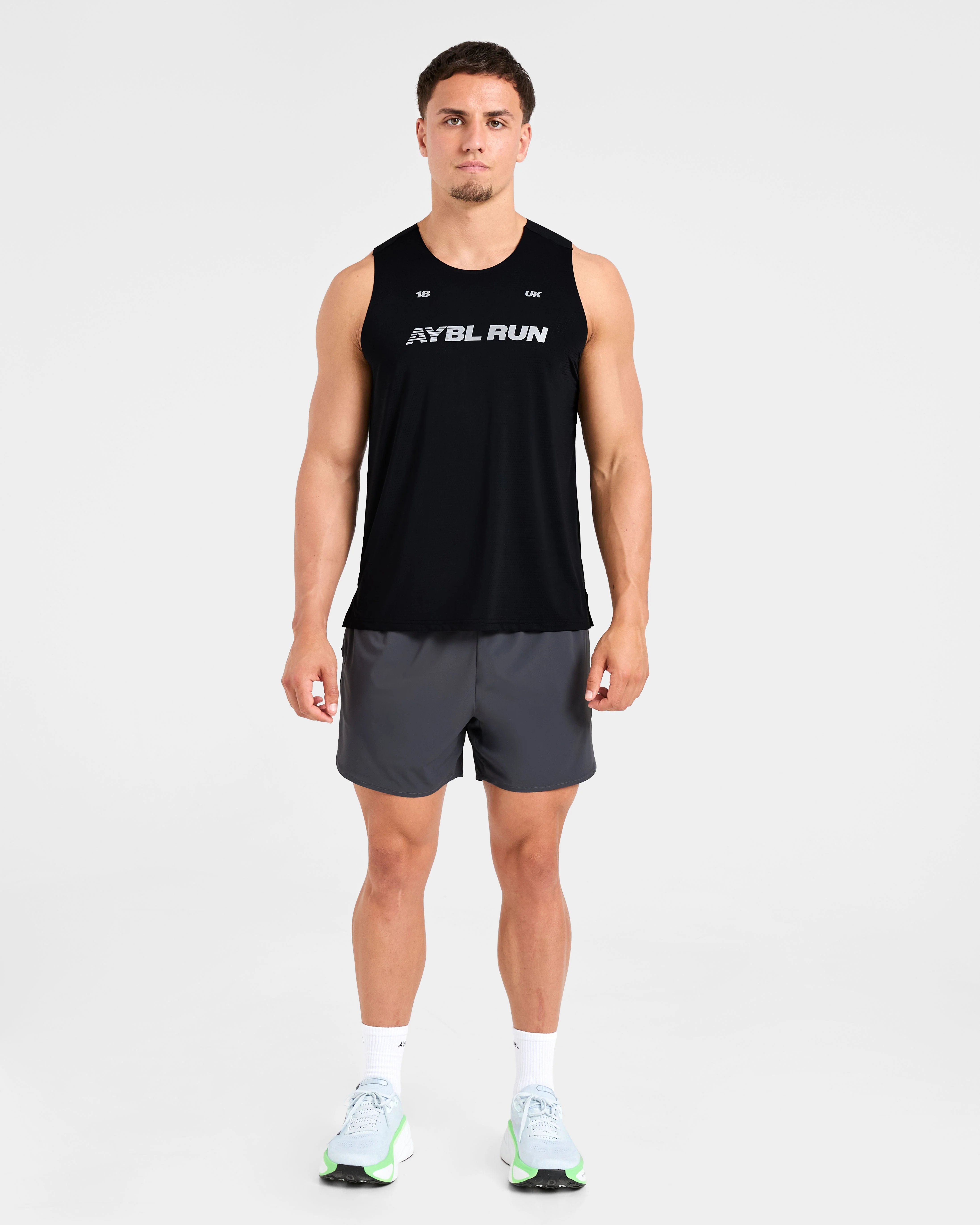 Run Loose Tank - Black - Image 3