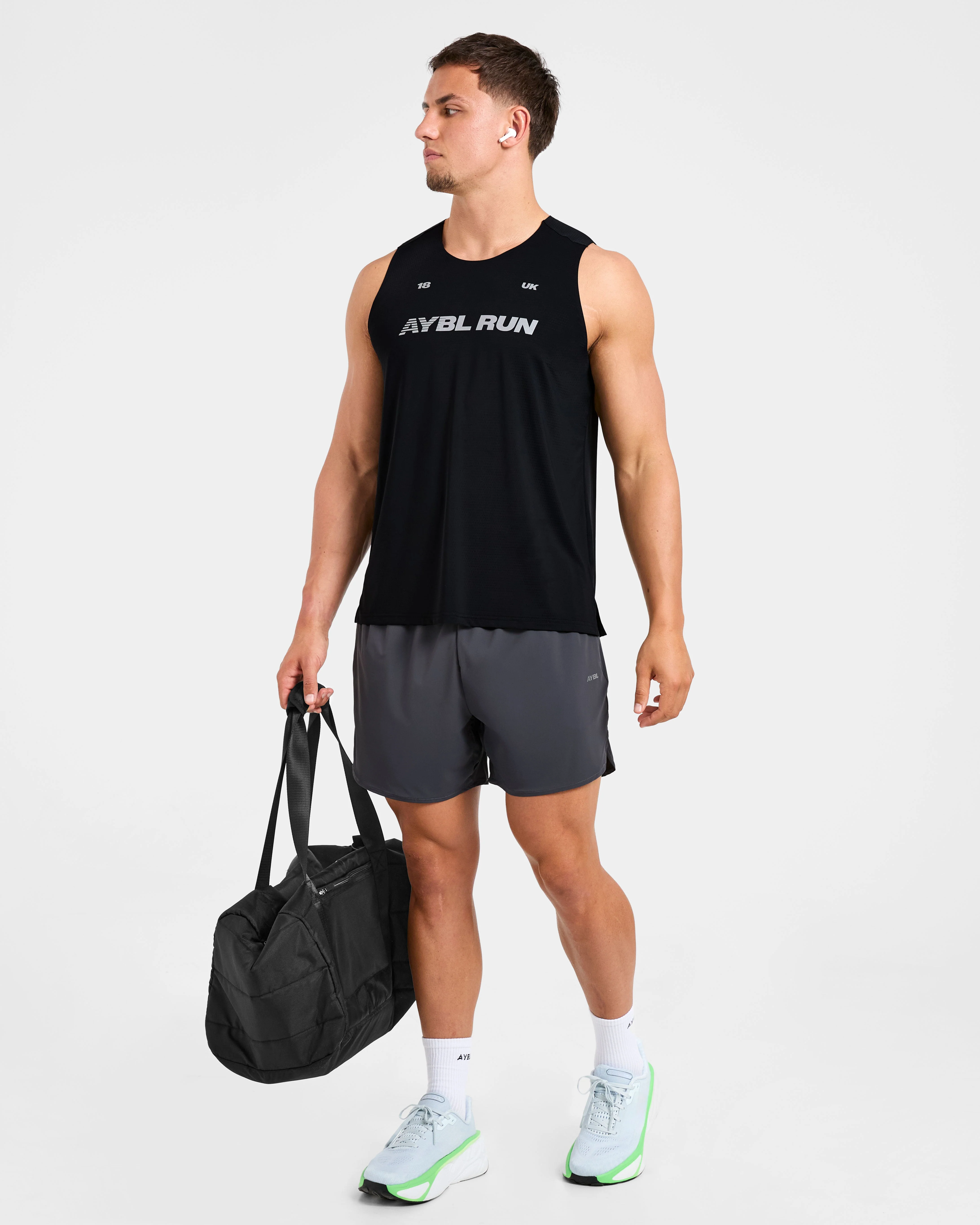 Run Loose Tank - Black - Image 7