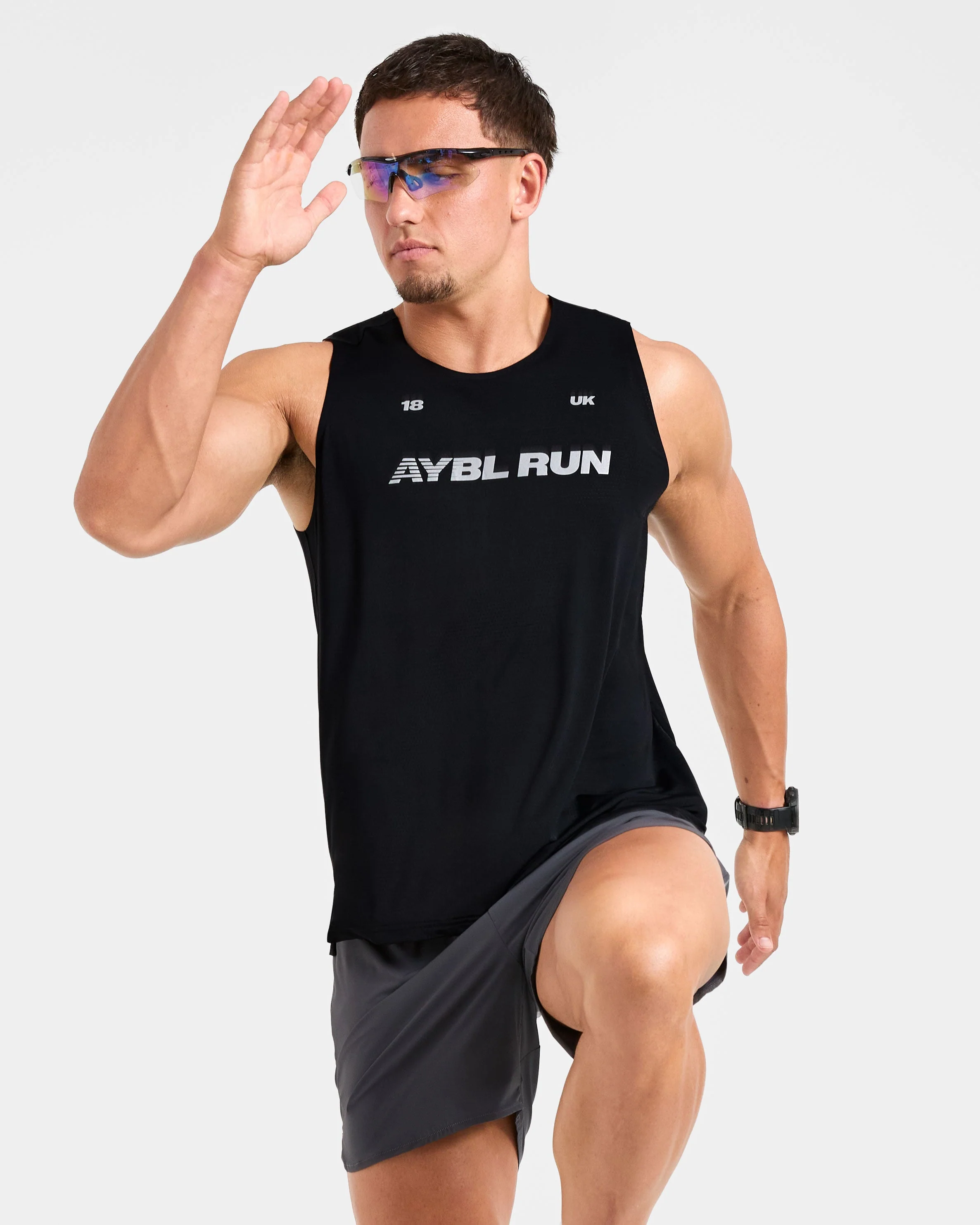 Run Loose Tank - Black - Image 8