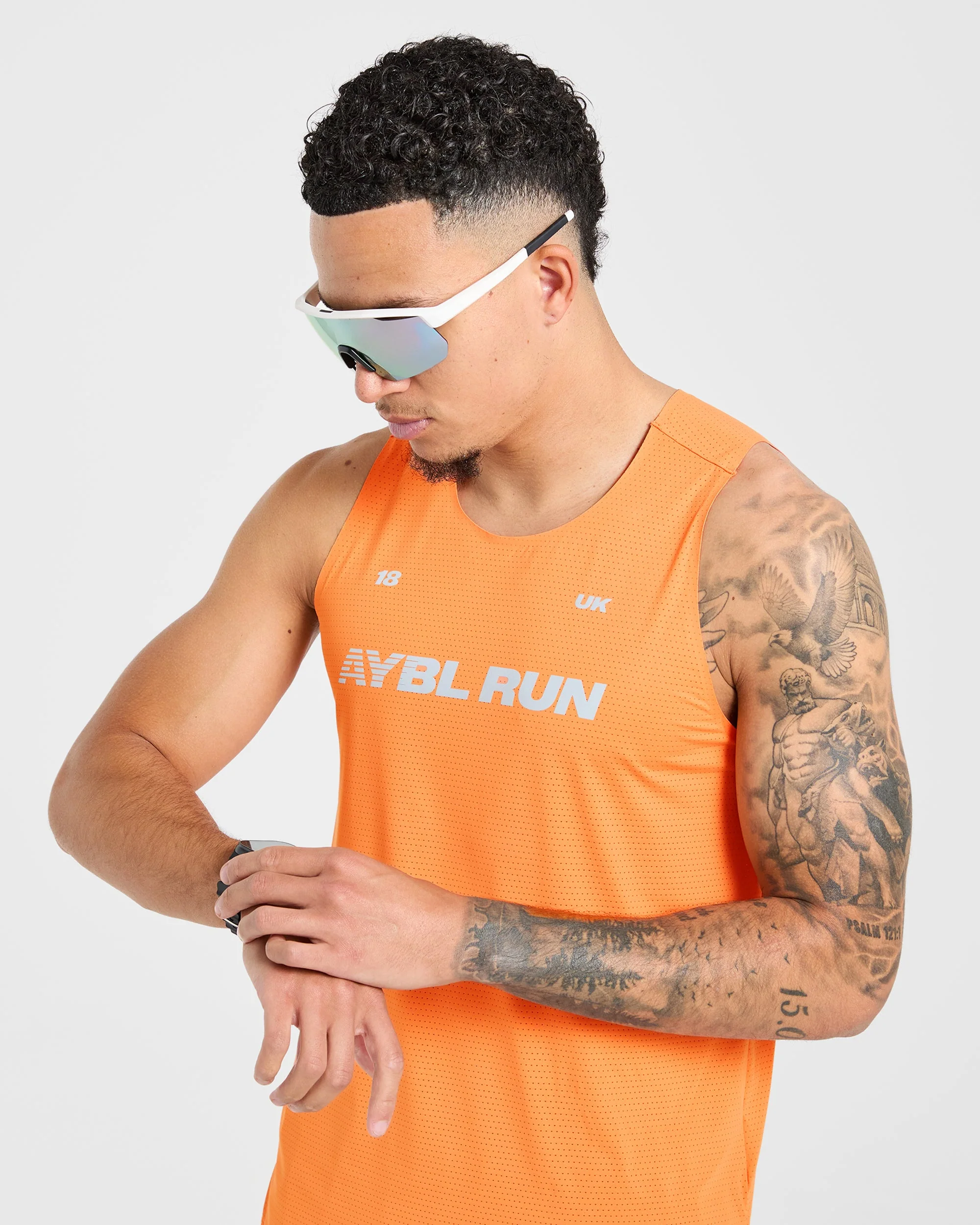 Run Loose Tank - Bright Orange - Image 7
