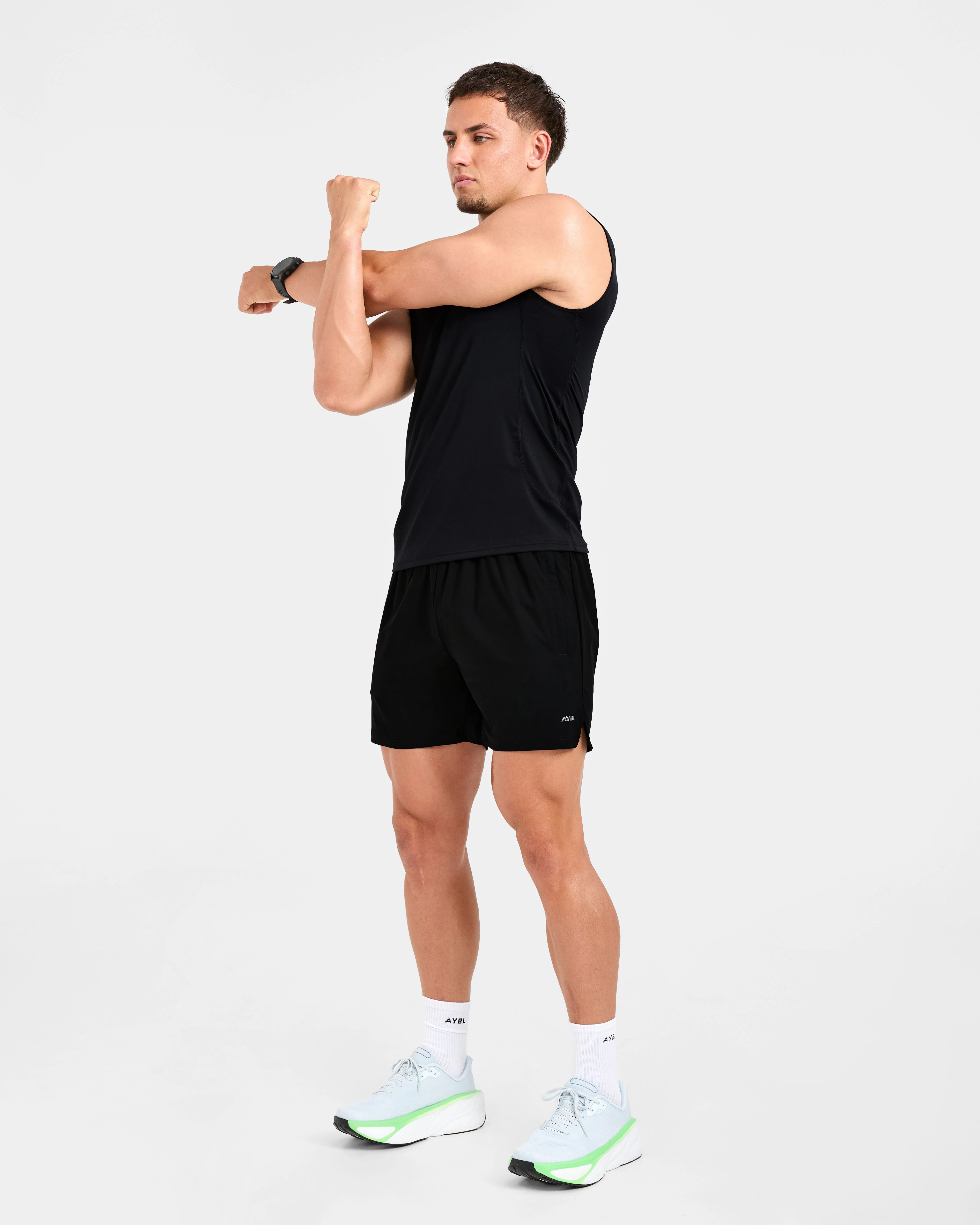 Run 5" Shorts - Black - Image 8