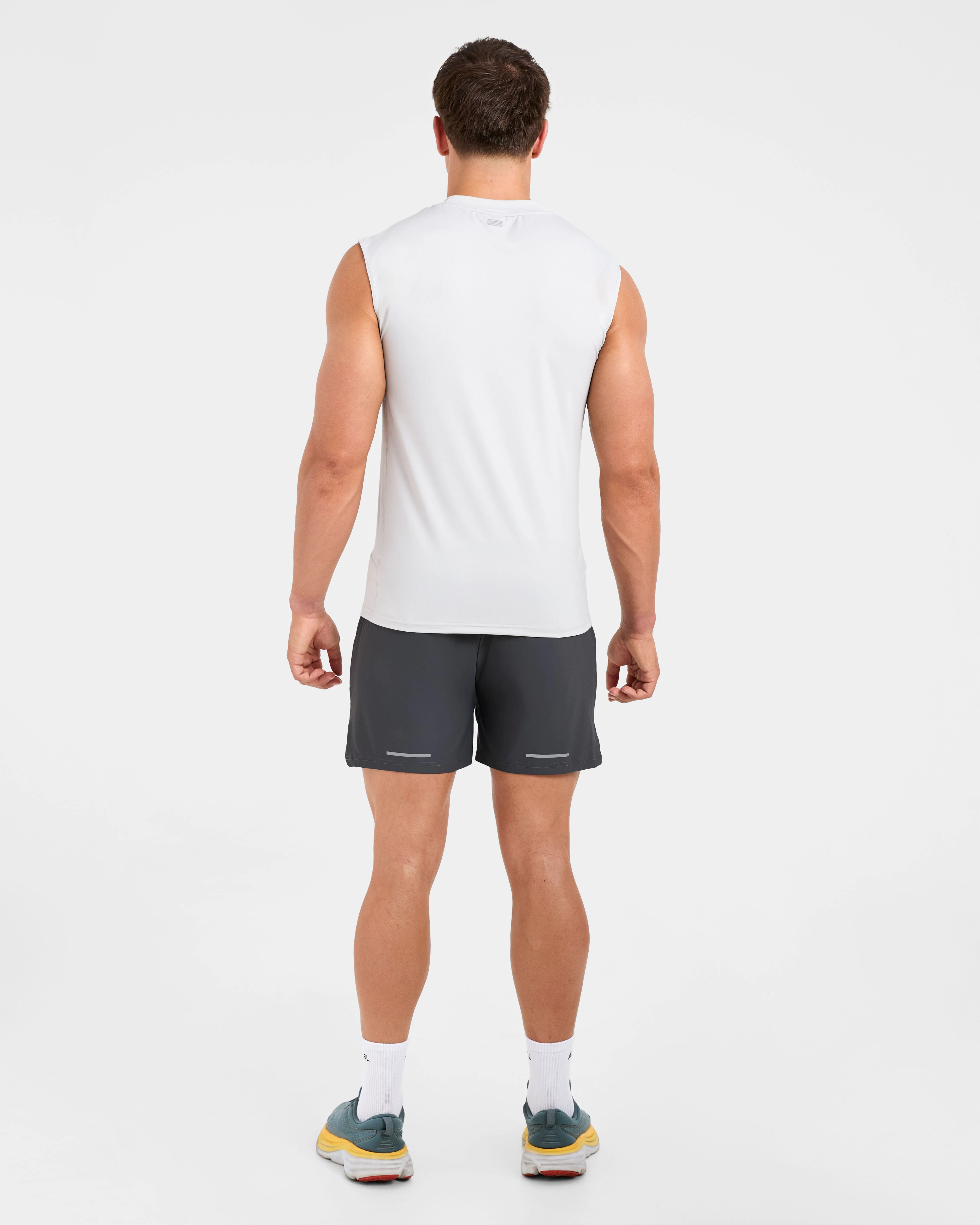 Run 5" Shorts - Hurricane Grey - Image 4