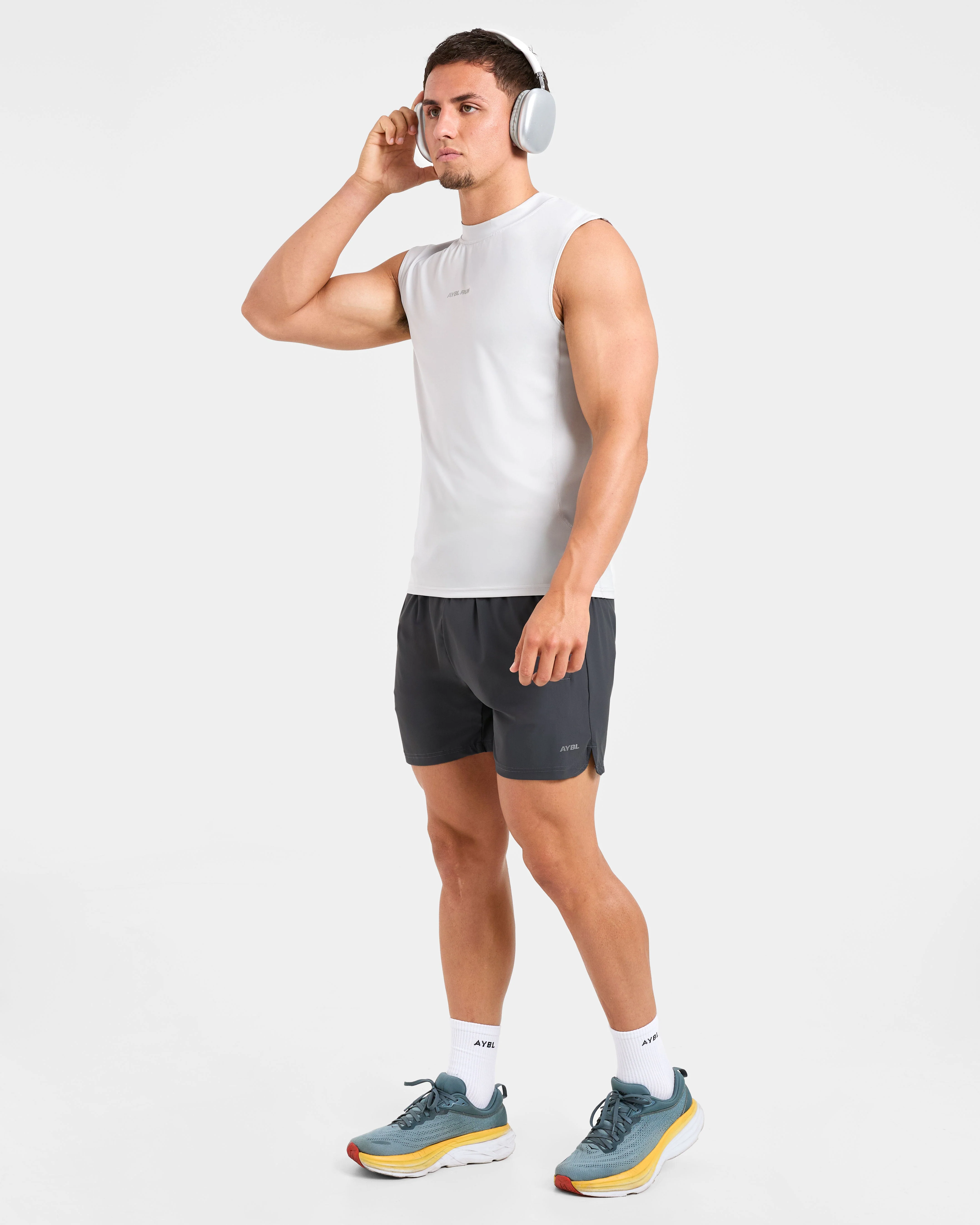 Run Slim Tank - Ice Grey - Image 8