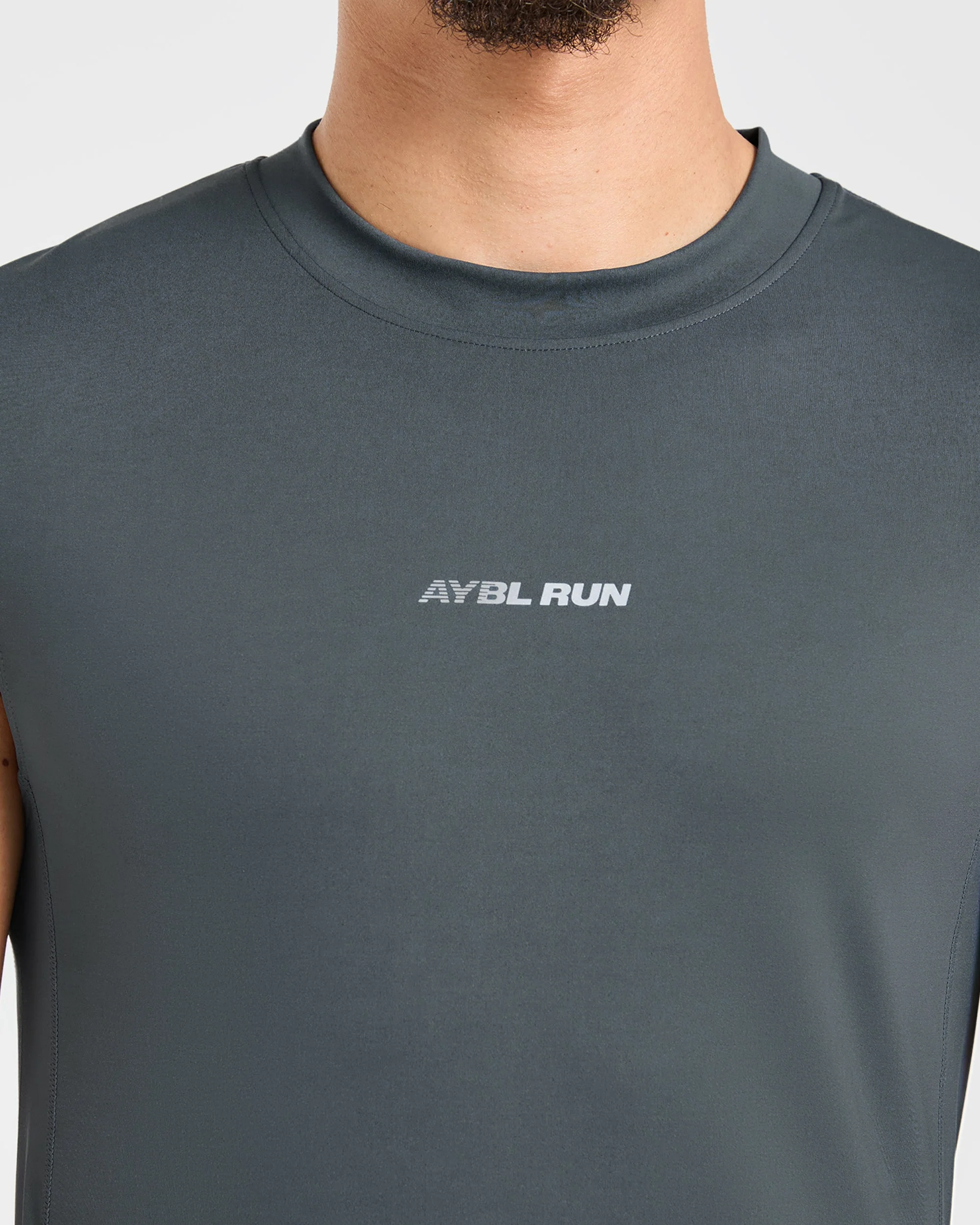 Run Slim Tank - Slate Blue - Image 5