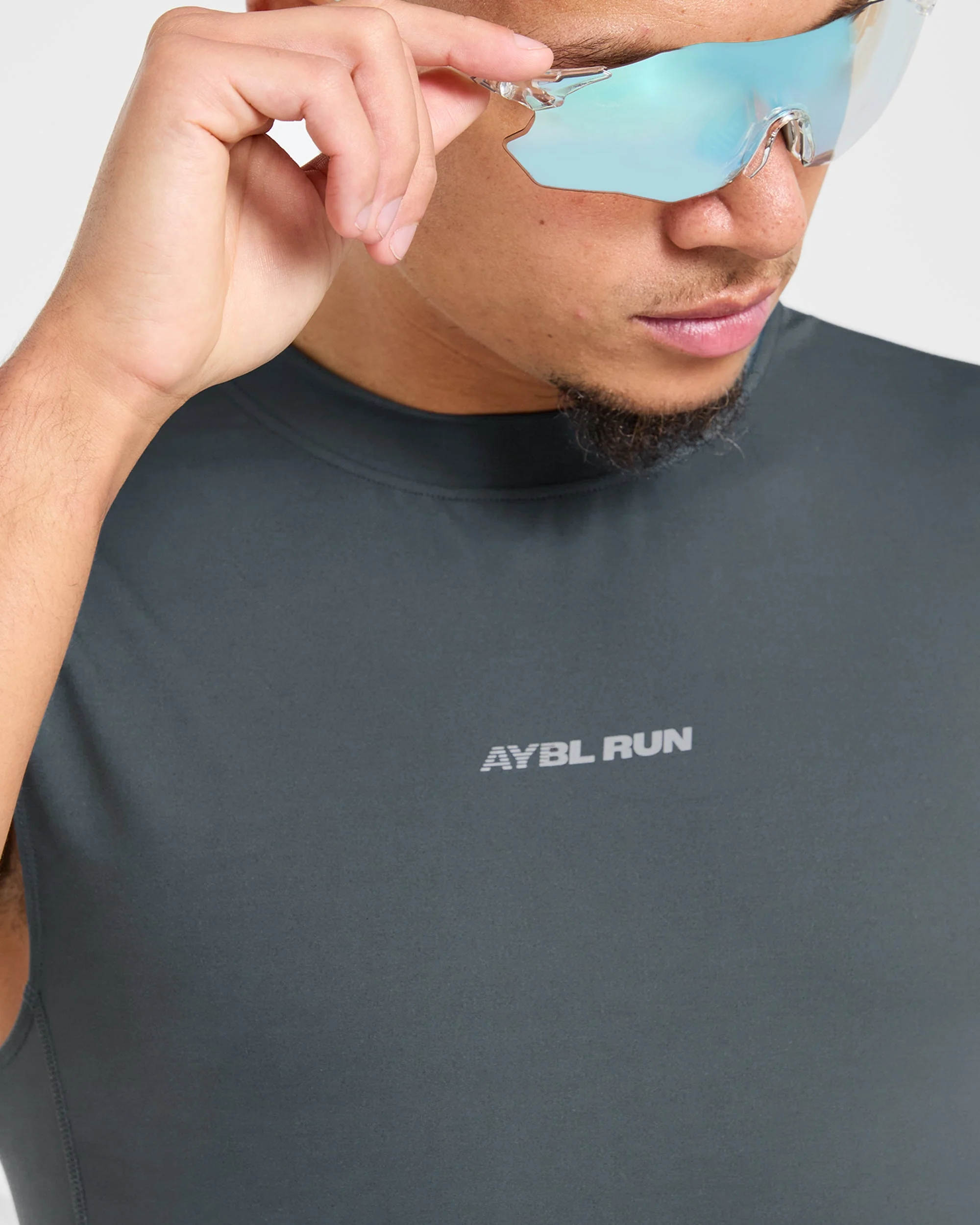 Run Slim Tank - Slate Blue - Image 8