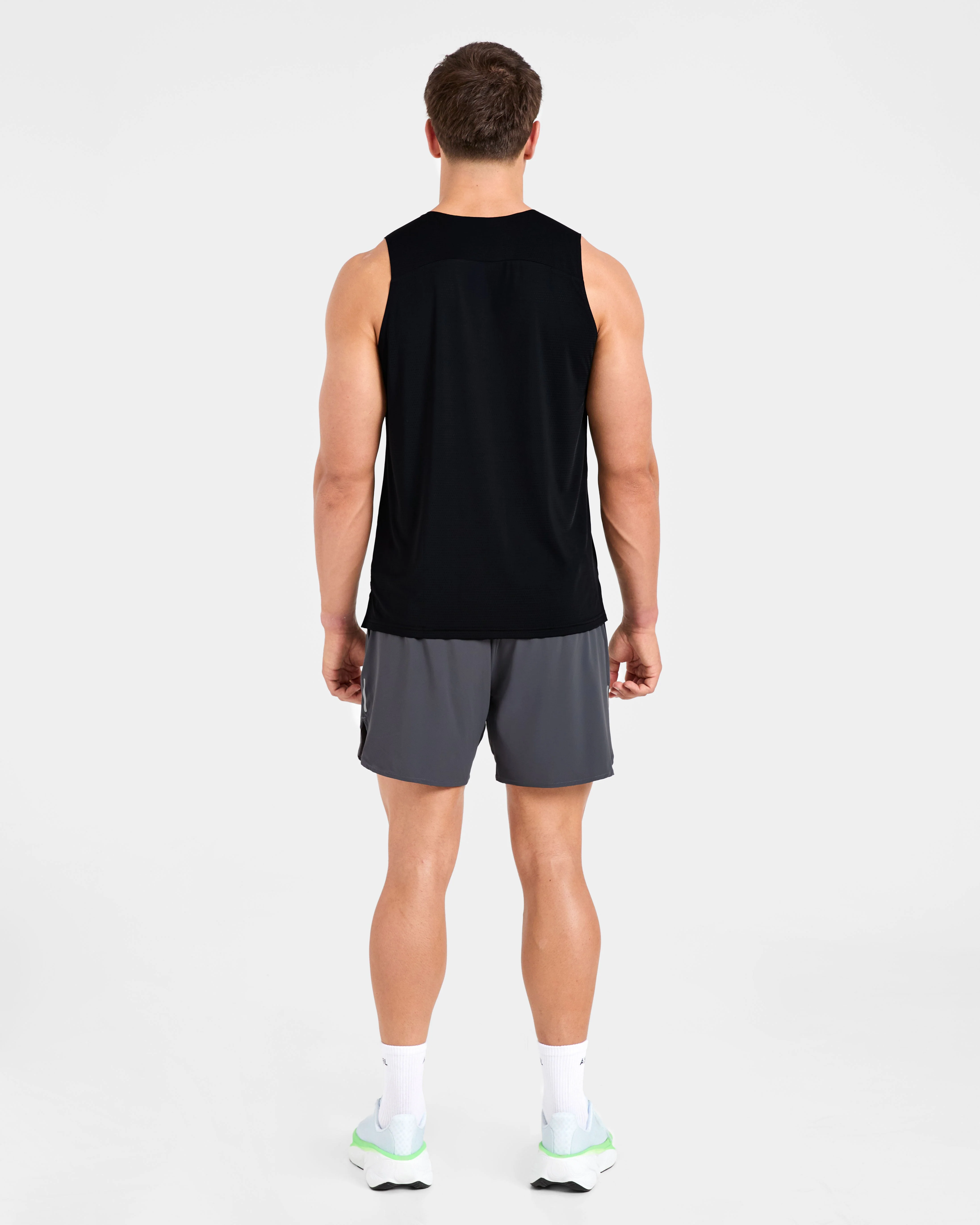 Run Speed Shorts - Hurricane Grey - Image 4
