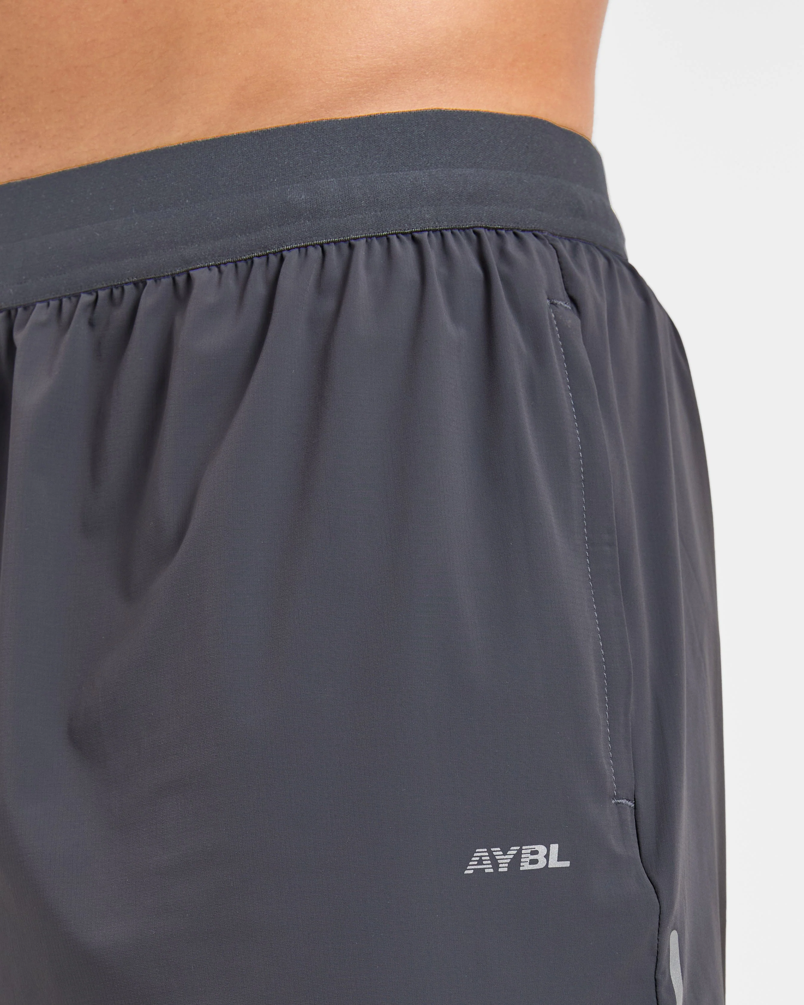 Run Speed Shorts - Hurricane Grey - Image 5