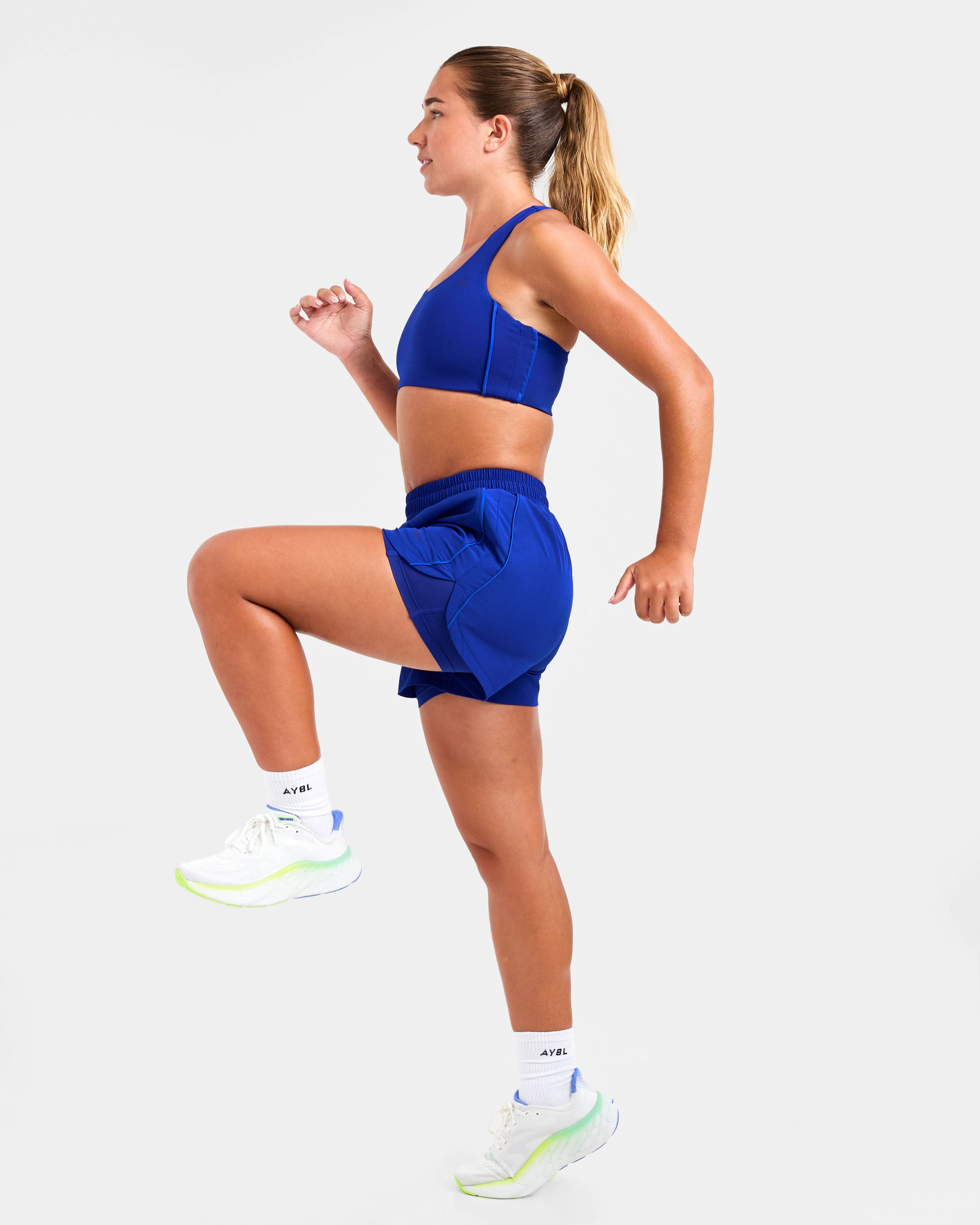 Run Sports Bra - Cobalt - Image 7