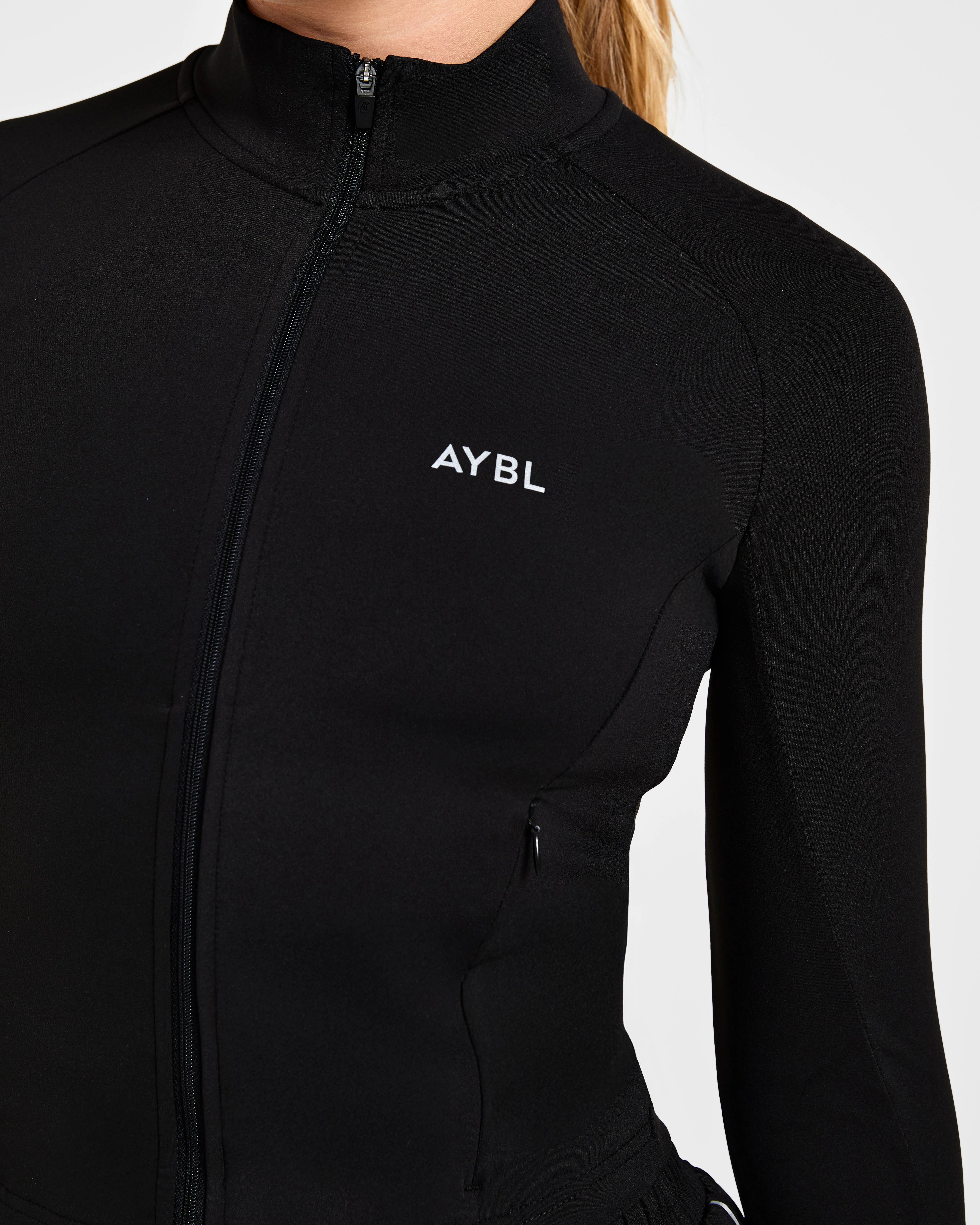 Run Zip Jacket - Black - Image 5