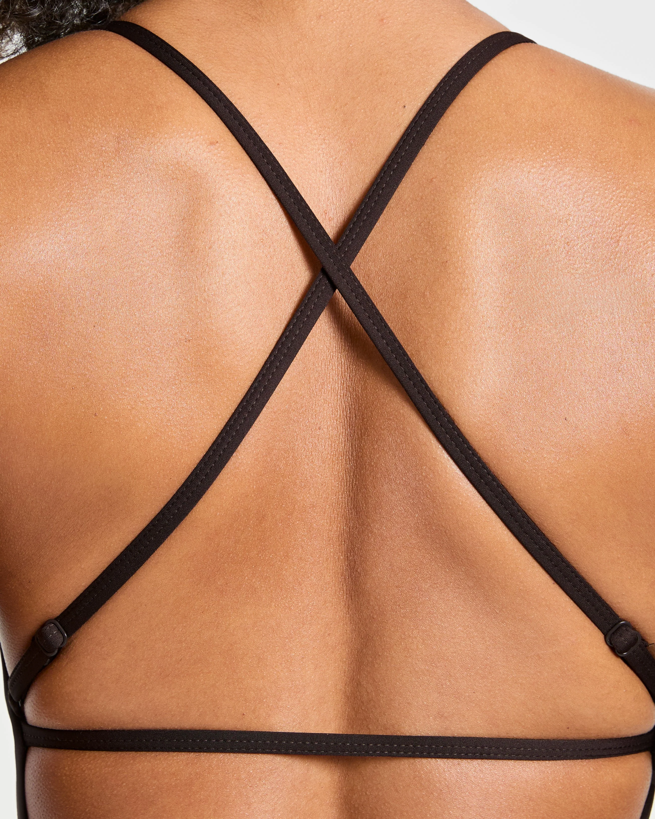 Sculpt Backless Flared All In One - Deep Cocoa Brown - Image 6