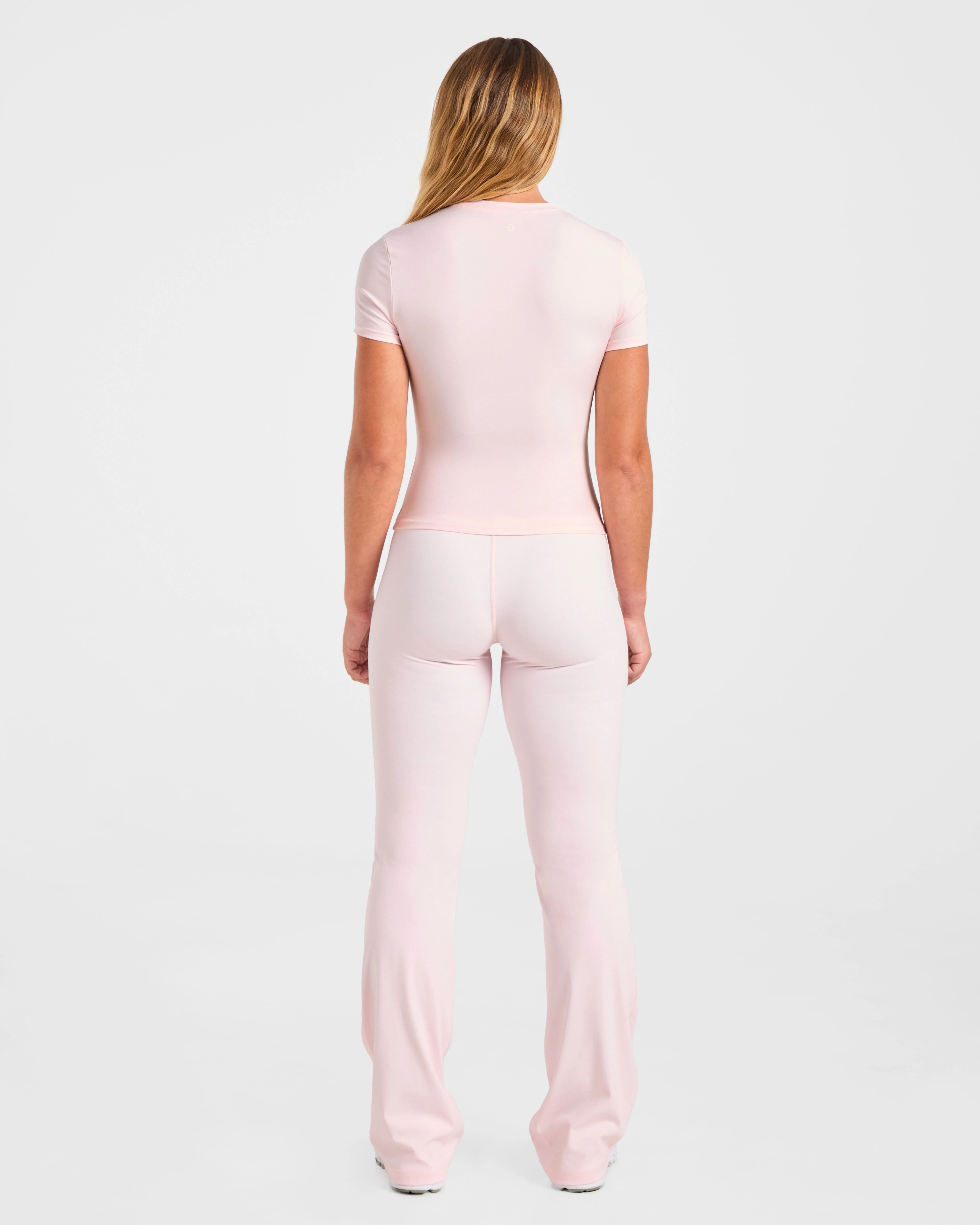 Sculpt T Shirt - Pastel Pink - Image 4