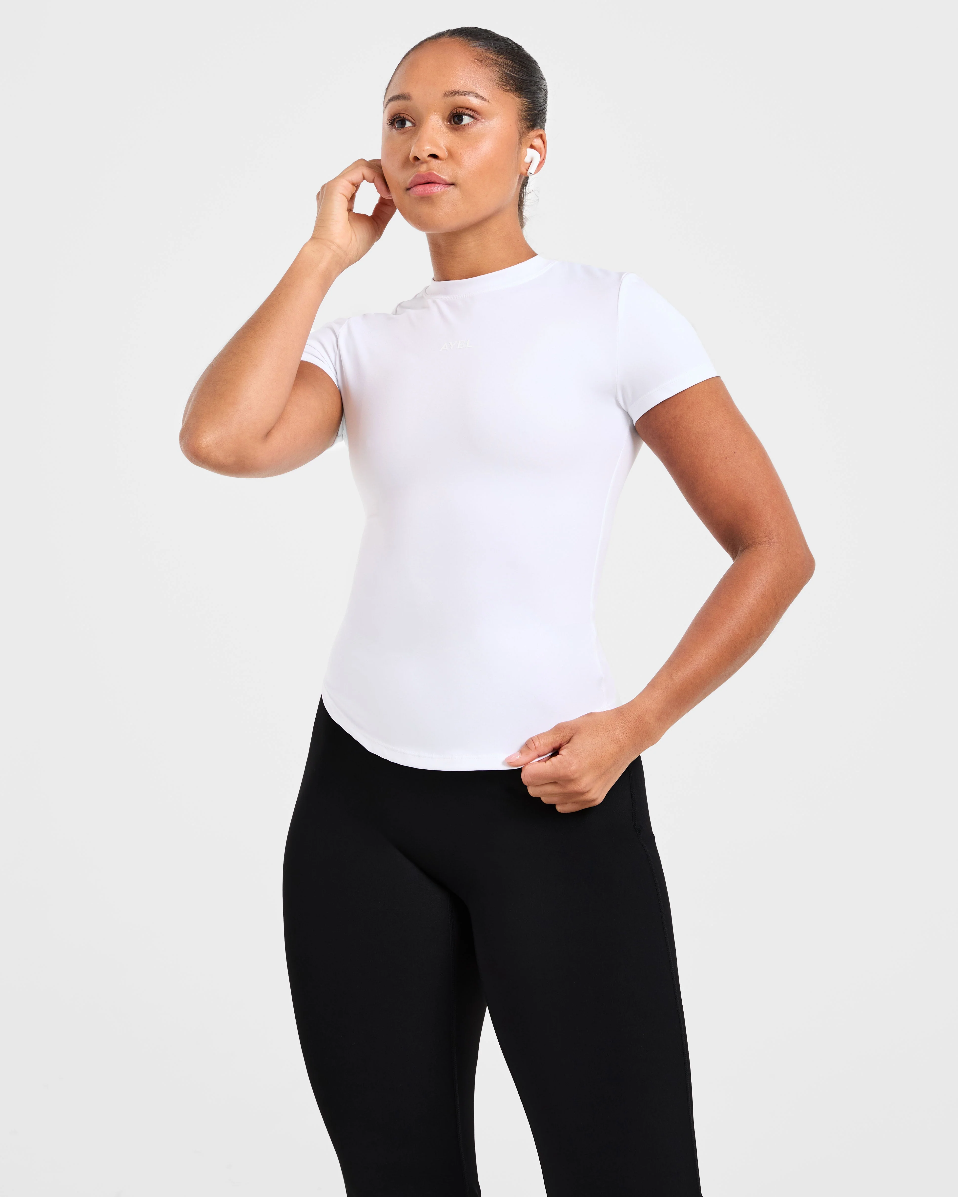 Sculpt T Shirt - White - Image 8