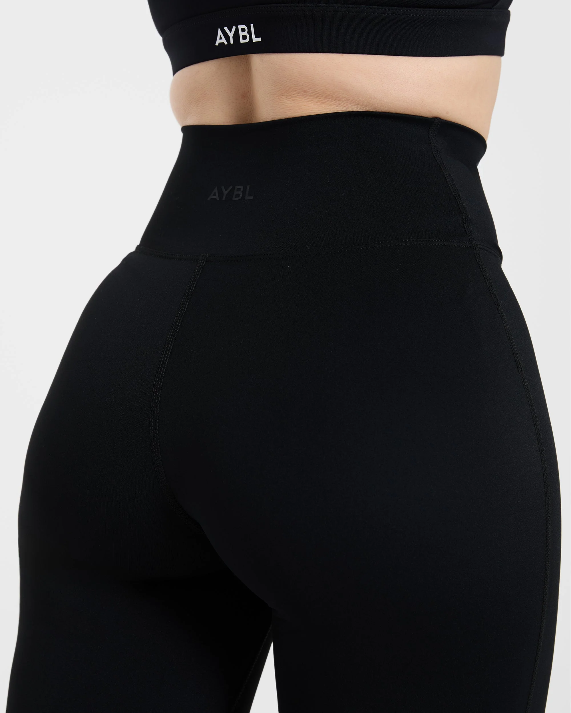Sculpt Wrap Flared Leggings - Black - Image 6