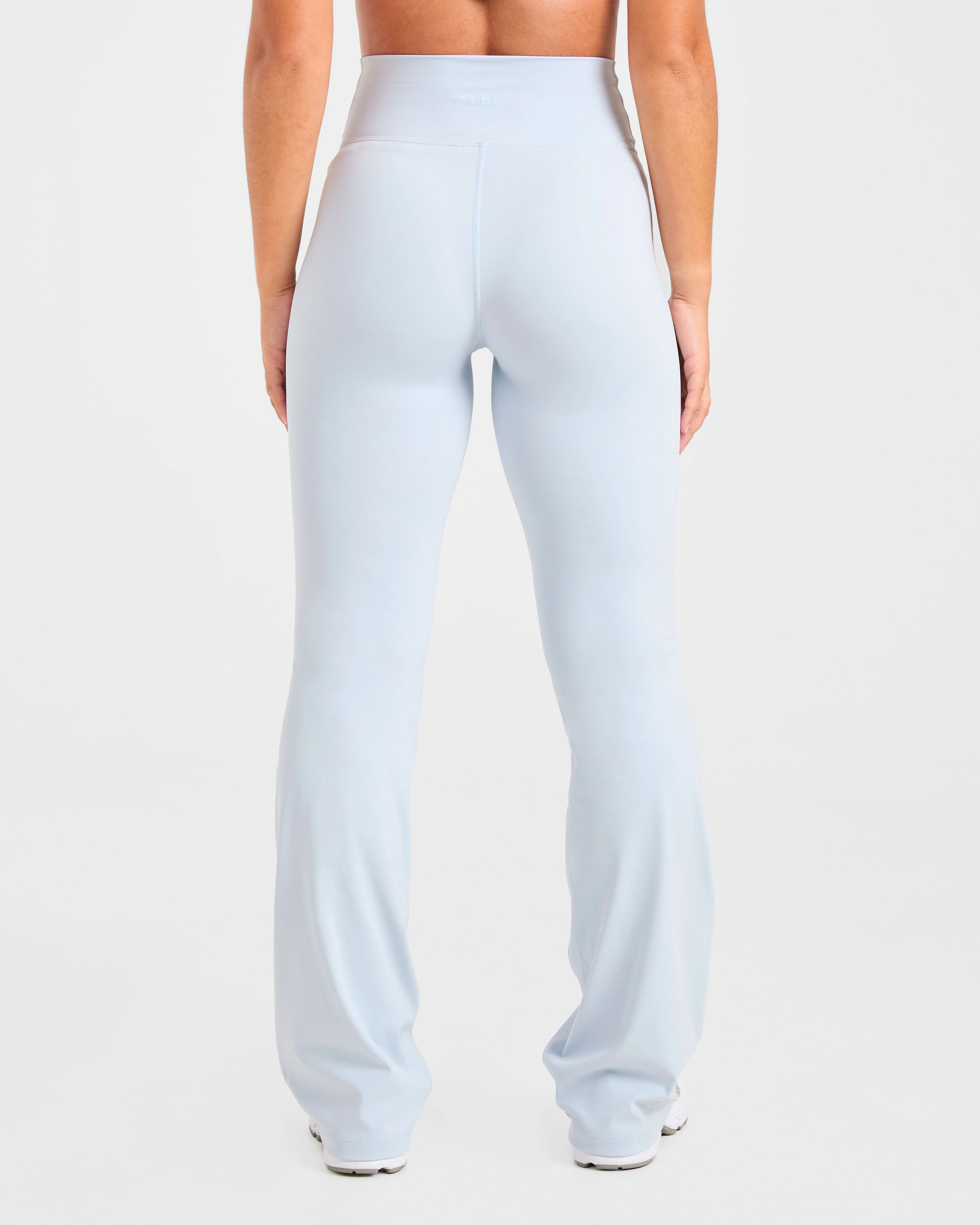 Sculpt Wrap Flared Leggings - Iced Blue - Image 2