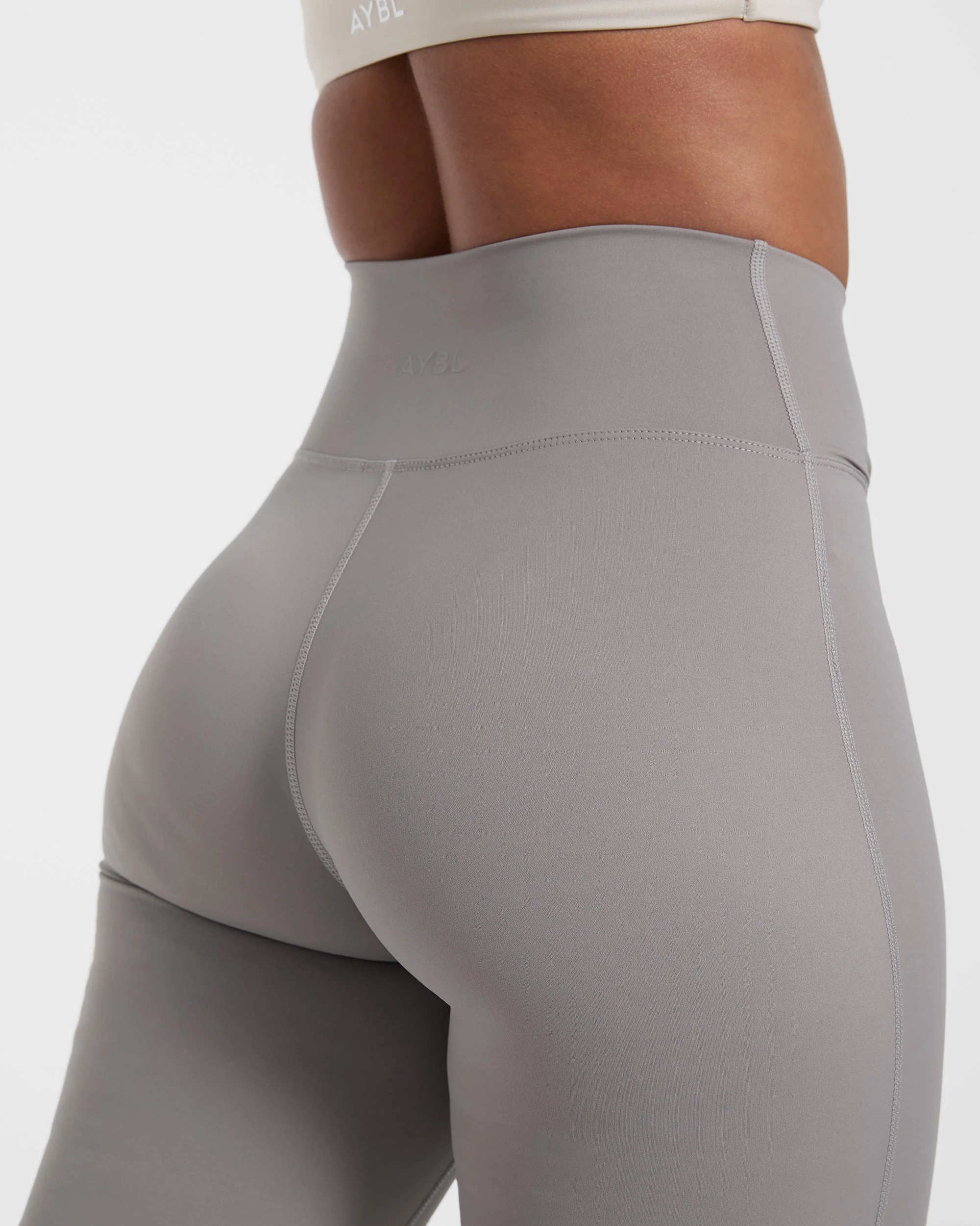 Sculpt Wrap Flared Leggings - Smoke Grey - Image 6
