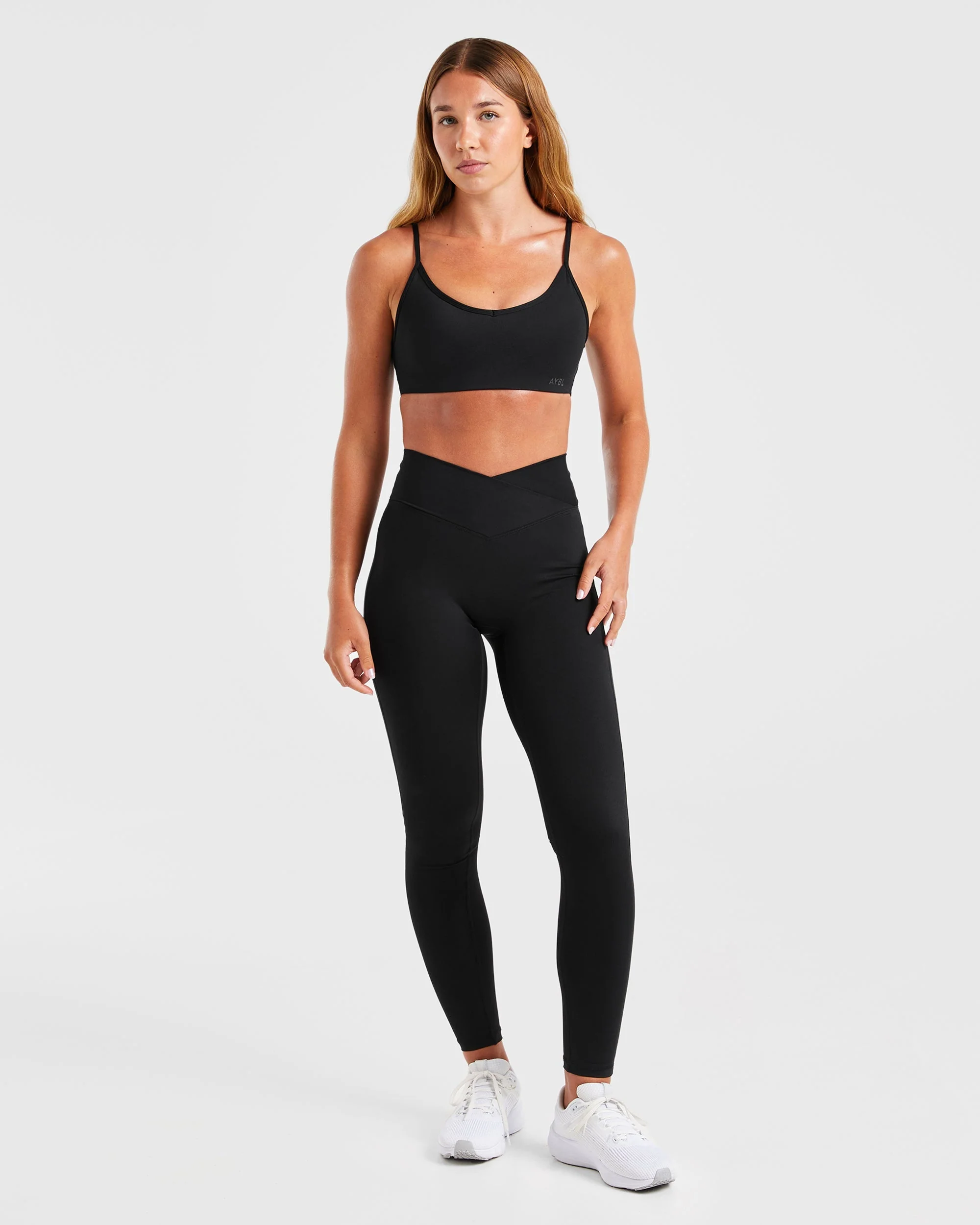 Sculpt Wrap Leggings - Black - Image 3