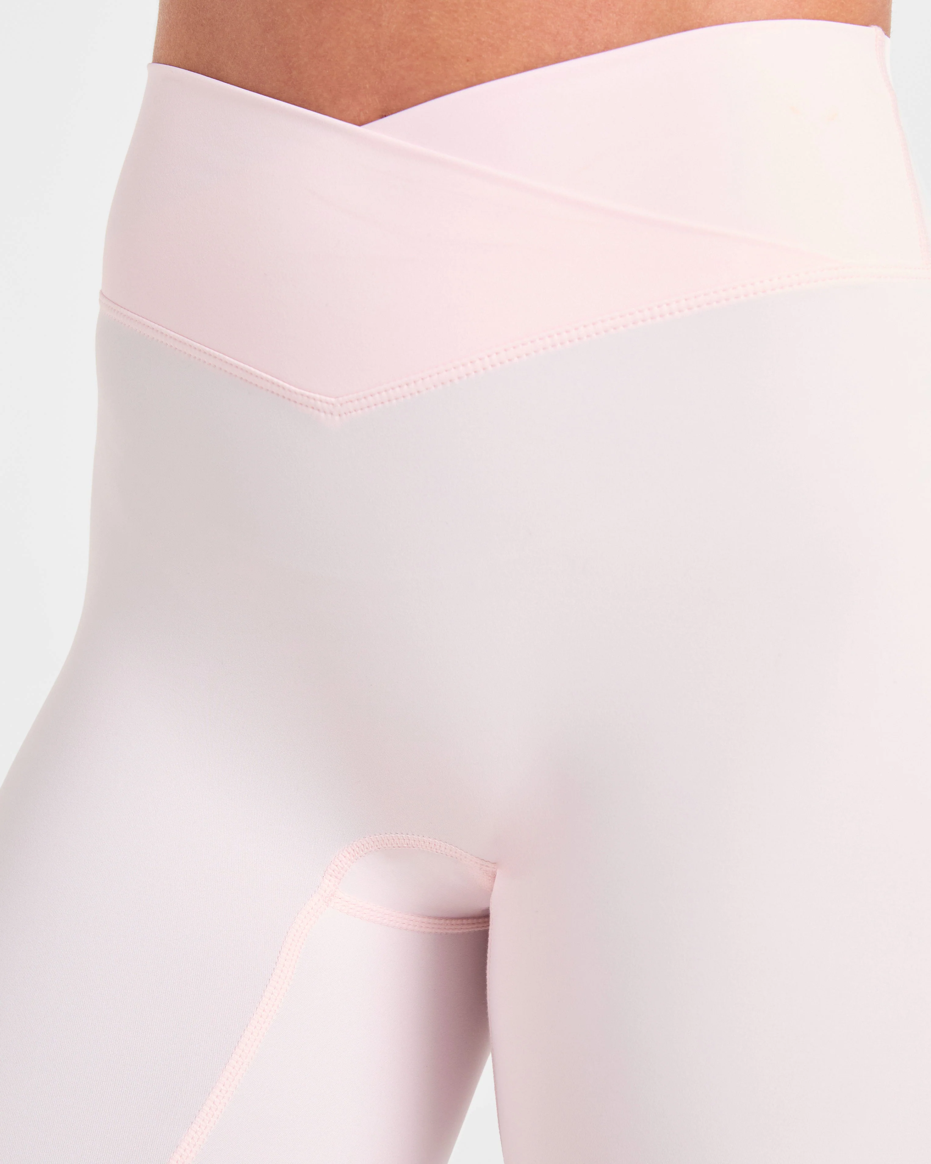 Sculpt Wrap Leggings - Iced Pink - Image 5