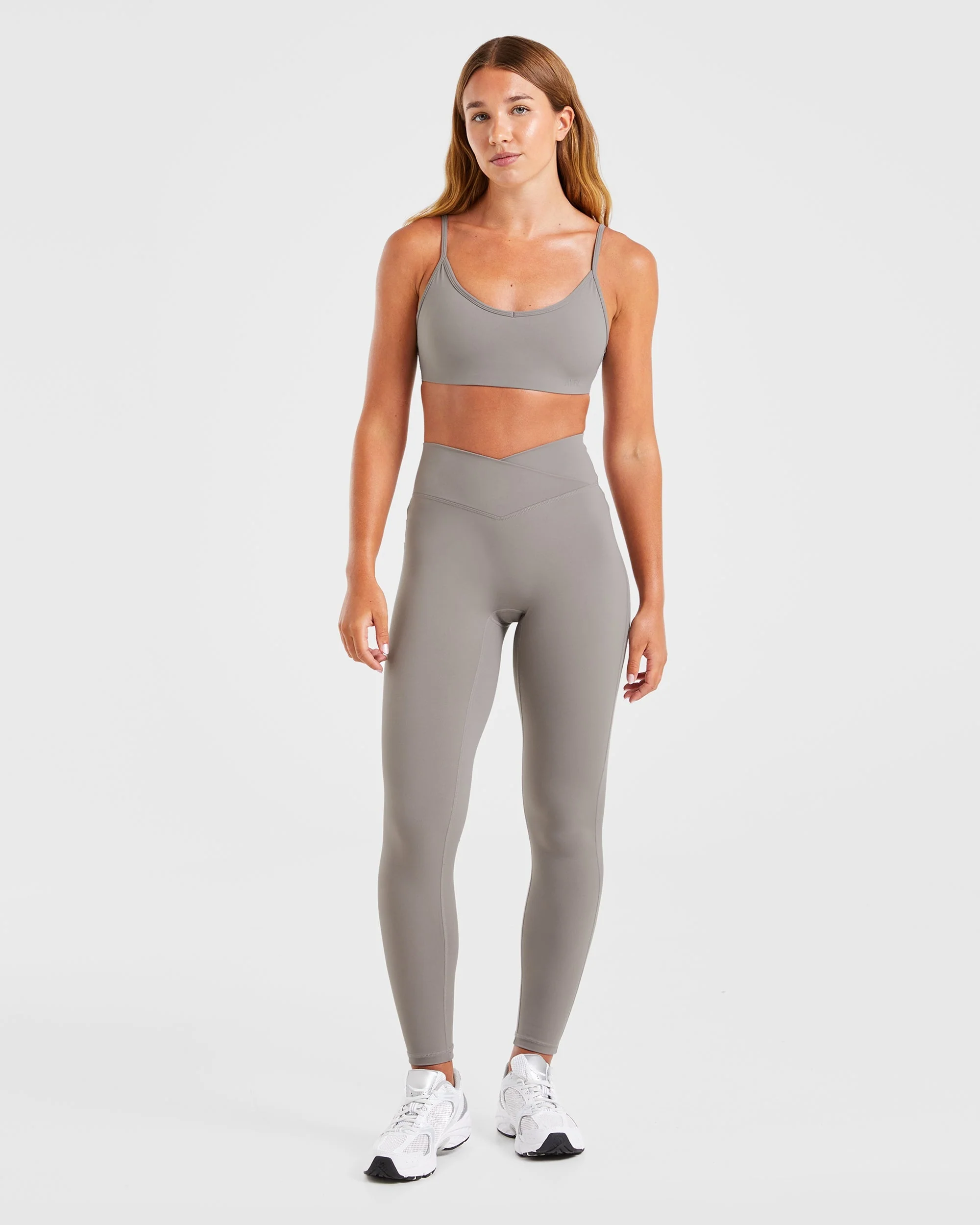 Sculpt Wrap Leggings - Smoke Grey - Image 3
