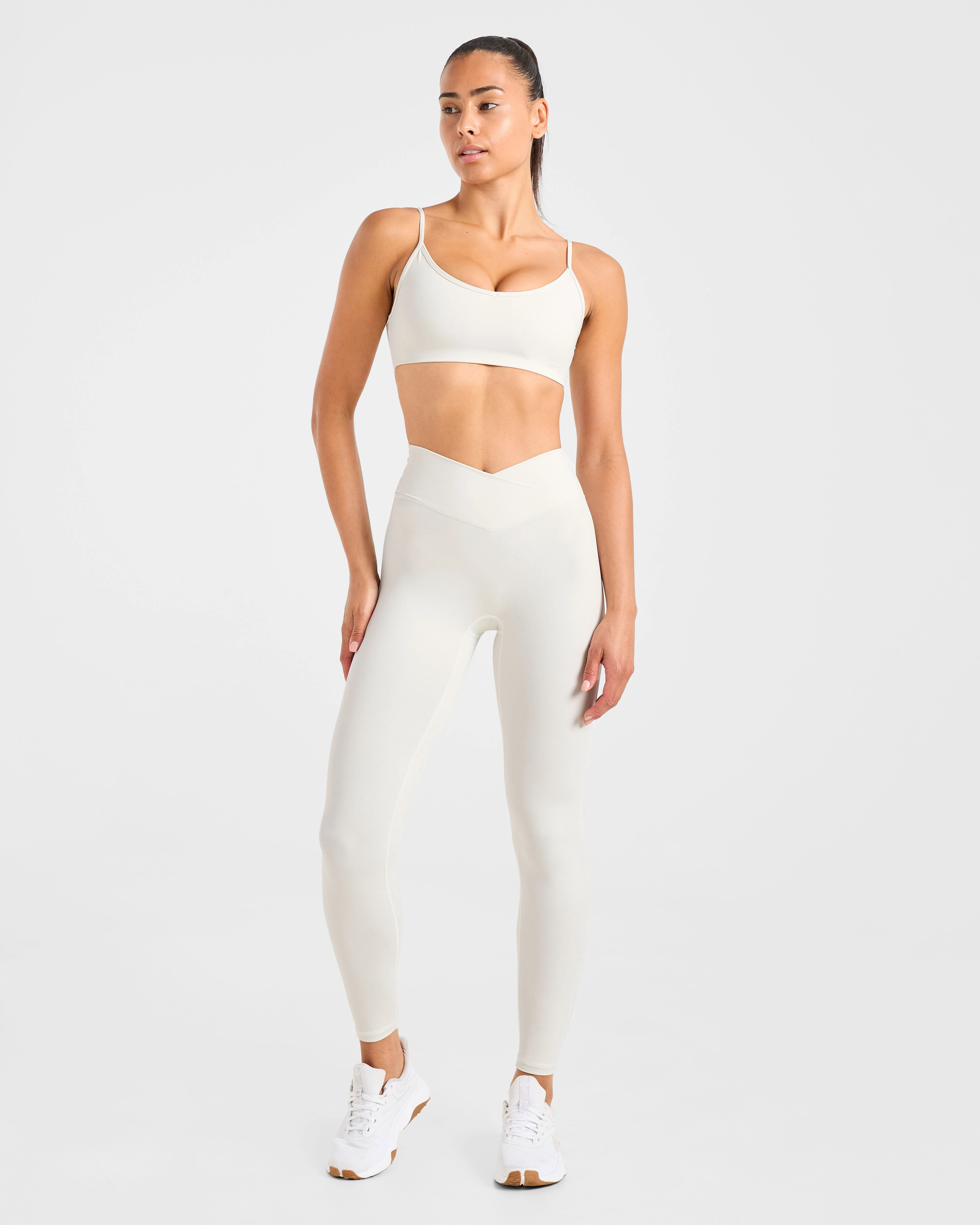 Sculpt Wrap Leggings - Tofu - Image 3