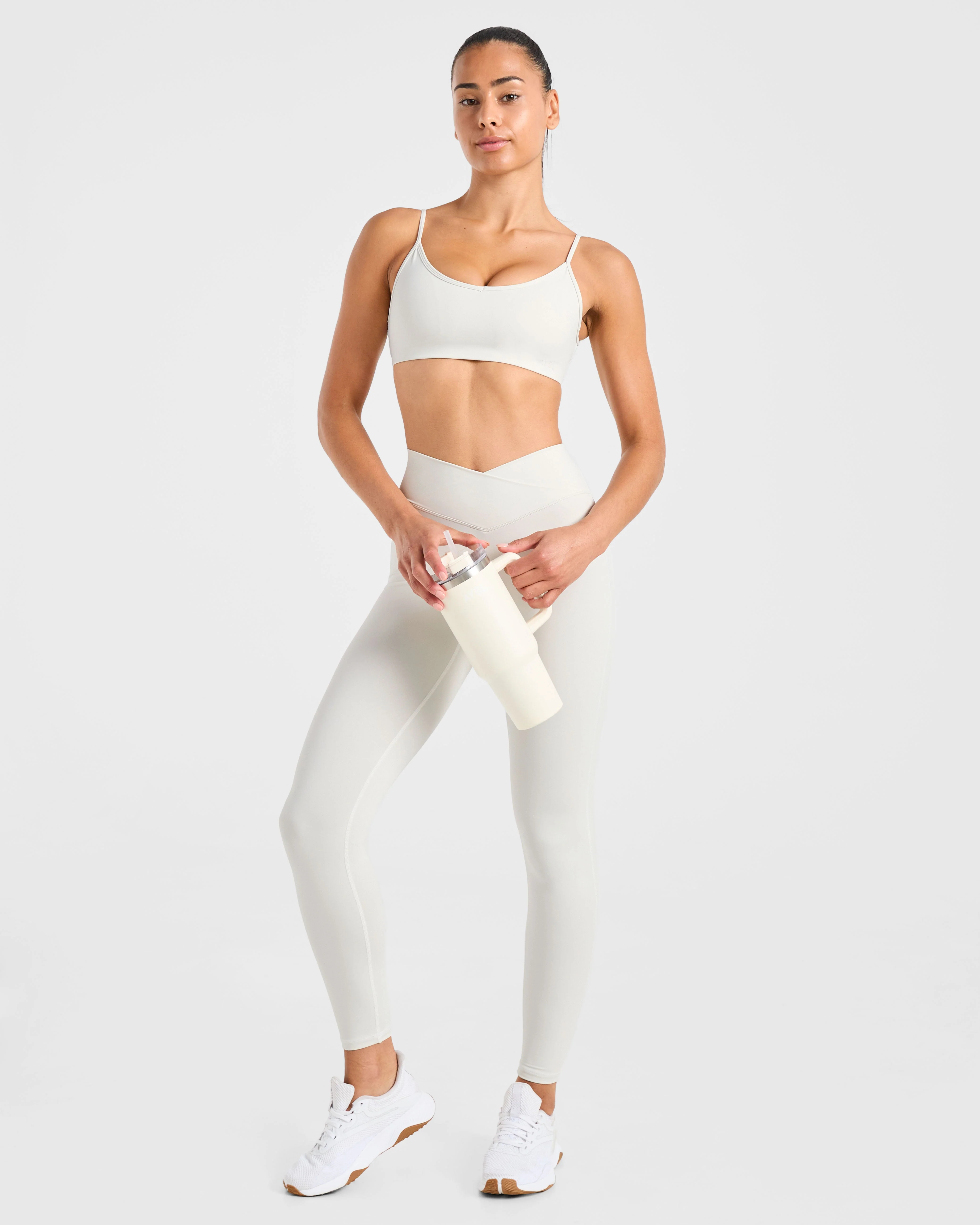 Sculpt Wrap Leggings - Tofu - Image 7