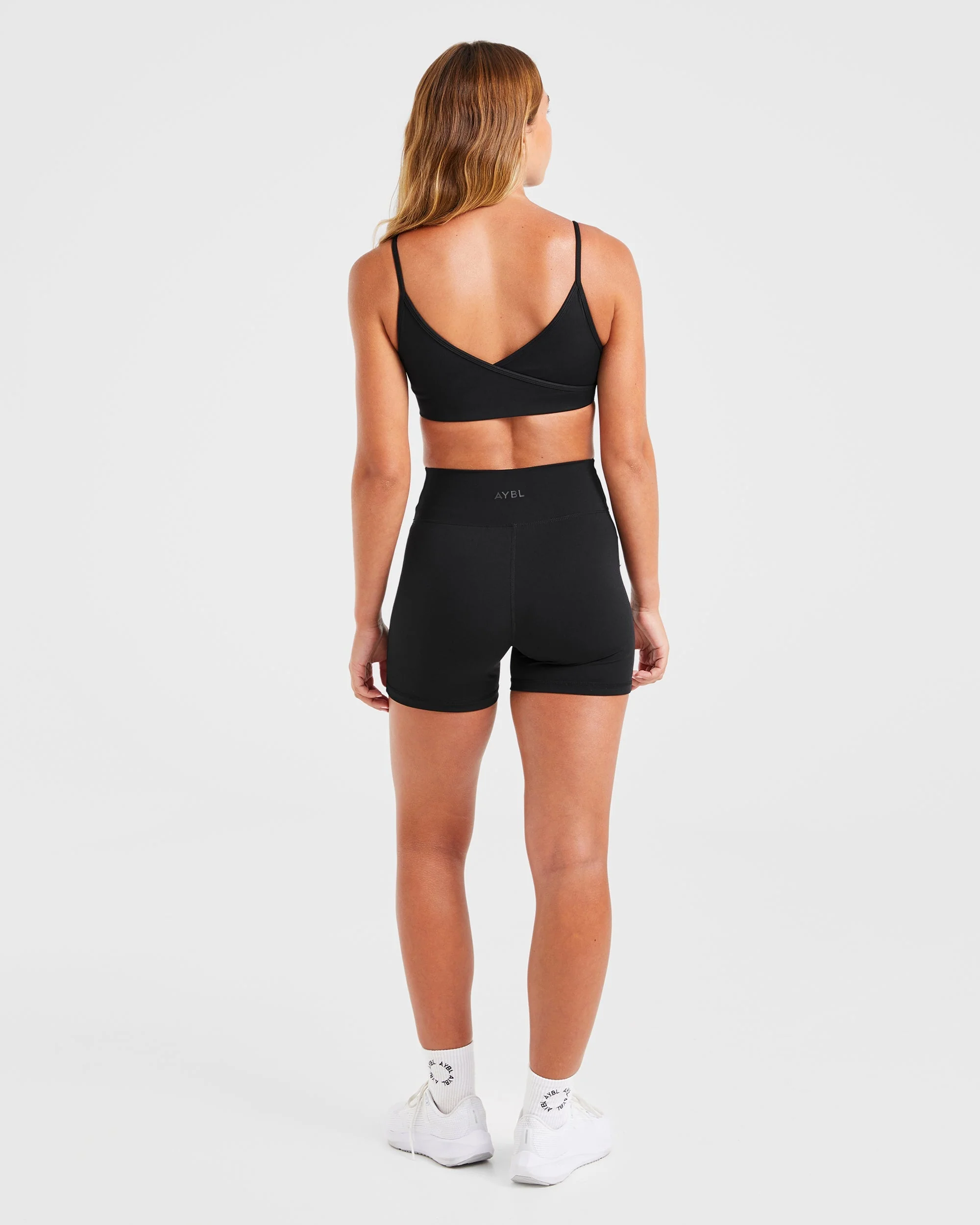 Sculpt Wrap Shorts - Black - Image 4