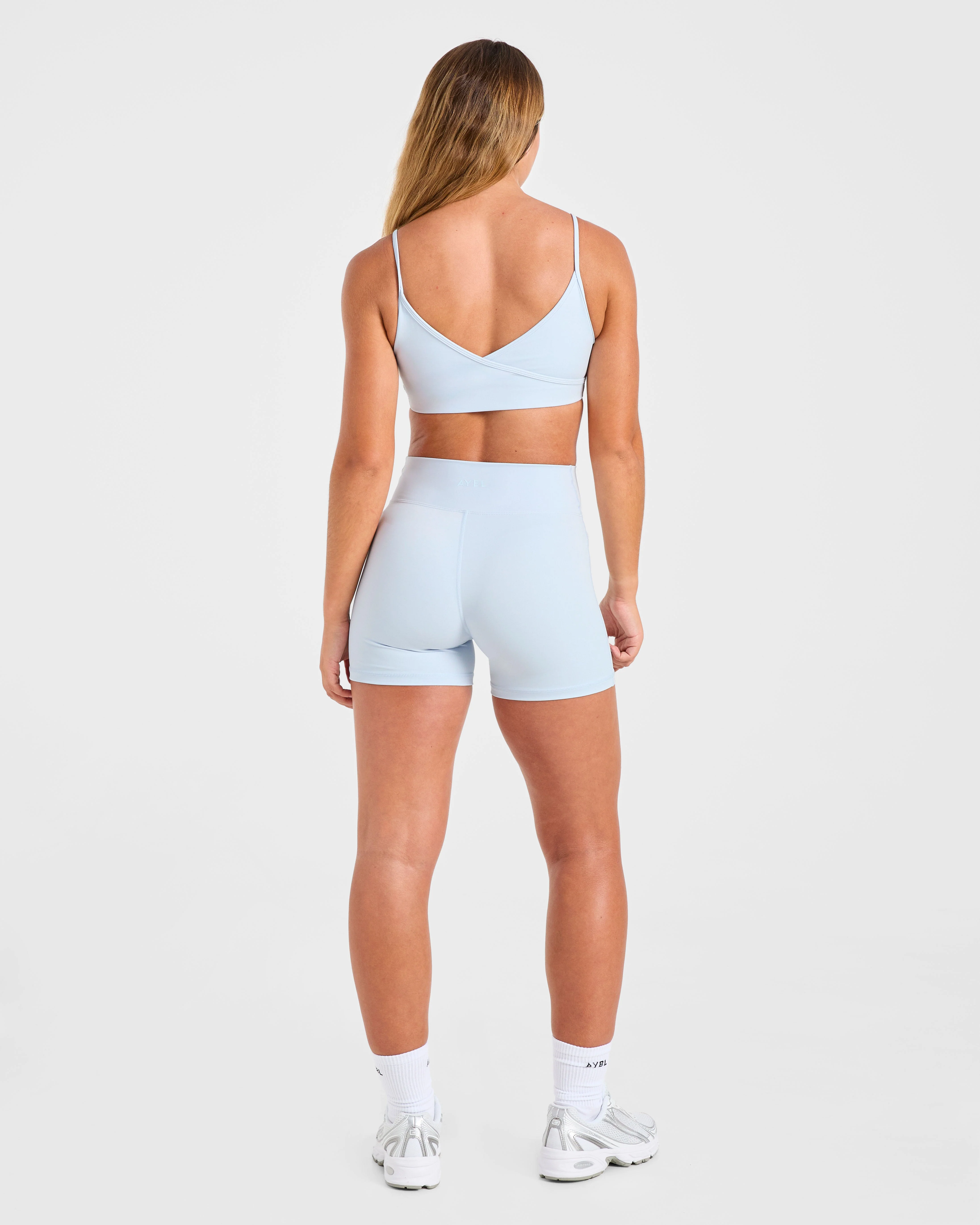 Sculpt Wrap Shorts - Iced Blue - Image 4