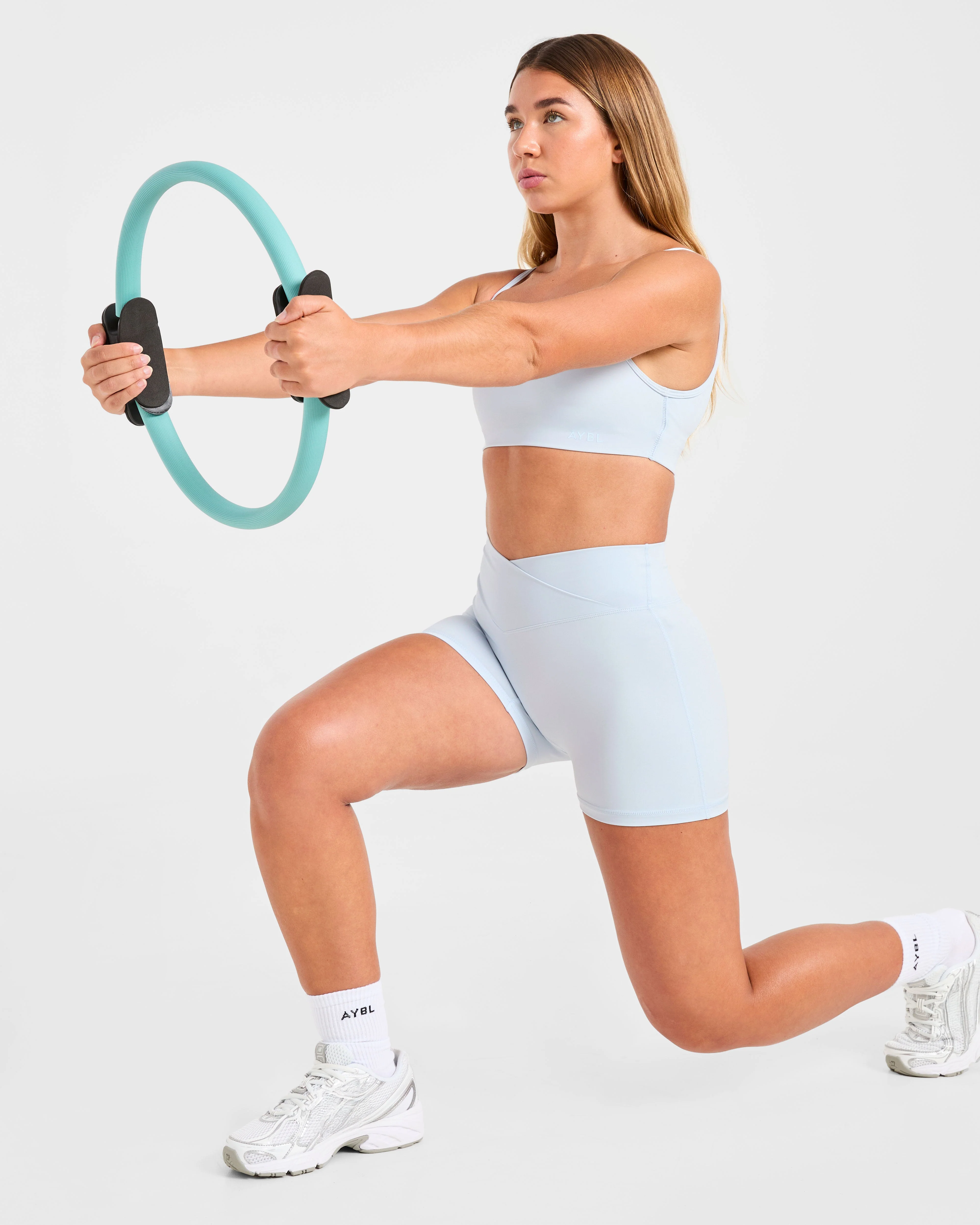 Sculpt Wrap Shorts - Iced Blue - Image 7
