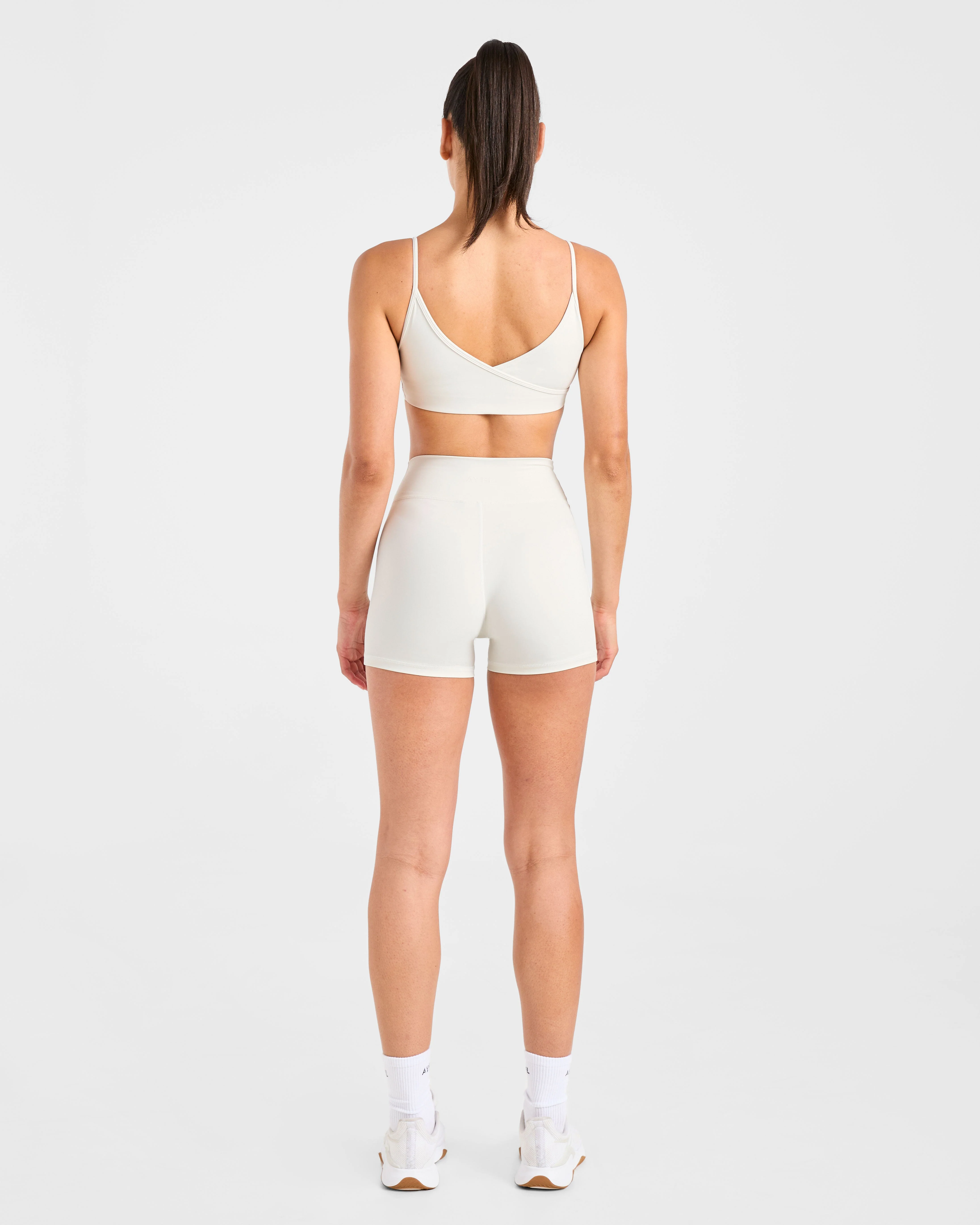 Sculpt Wrap Shorts - Tofu - Image 4