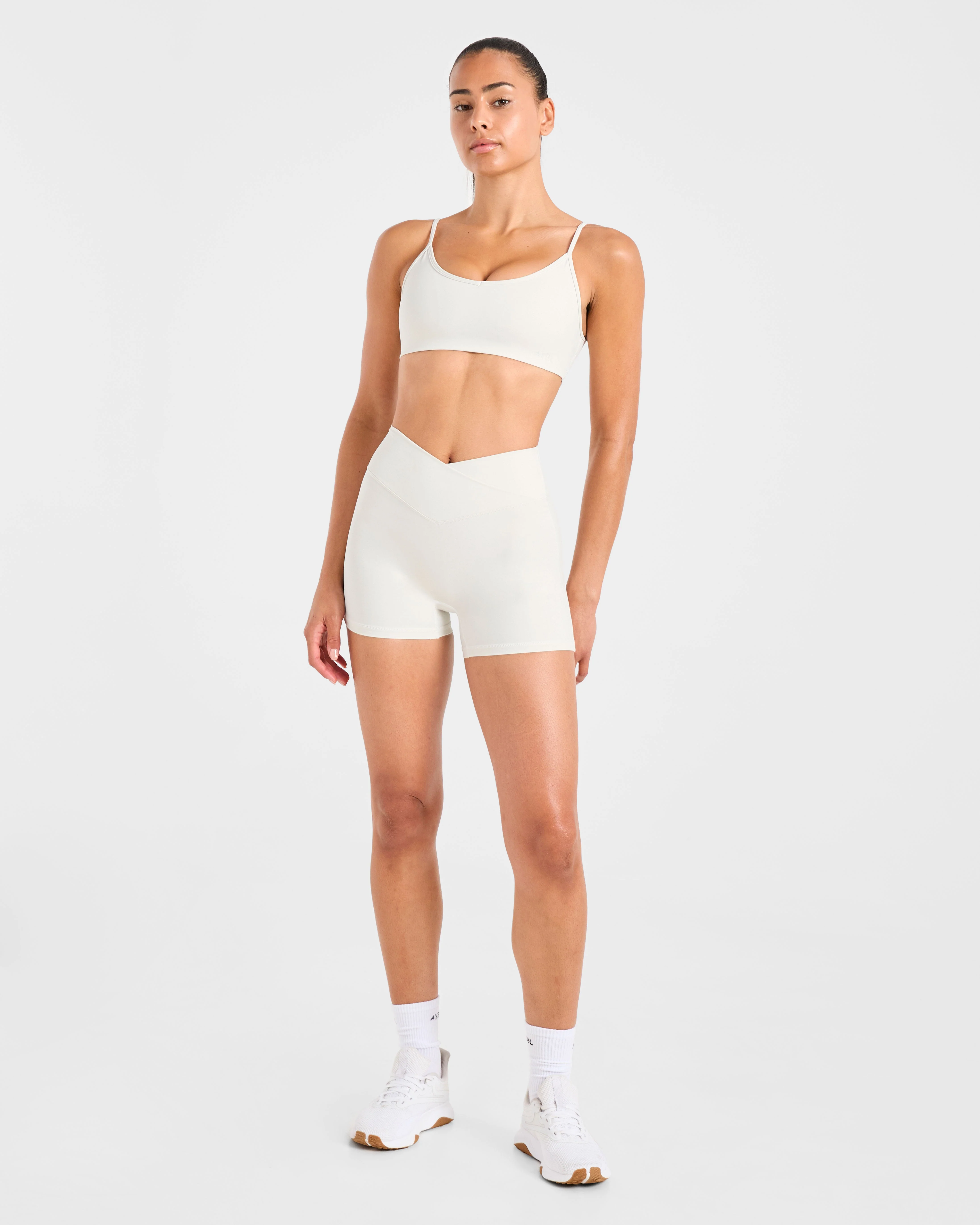 Sculpt Wrap Sports Bra - Tofu - Image 3