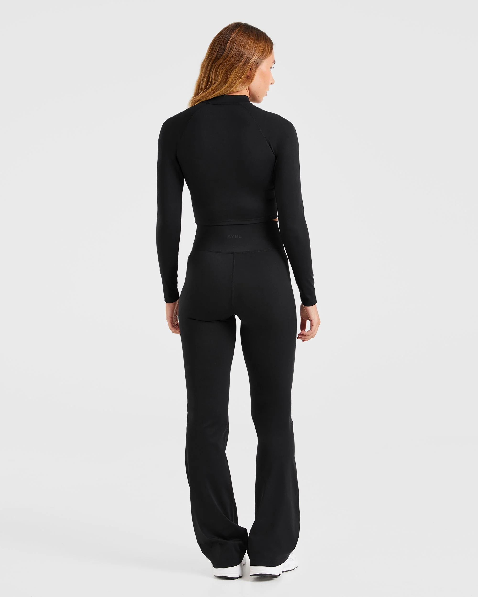 Sculpt Wrap Zip Up Jacket - Black - Image 4