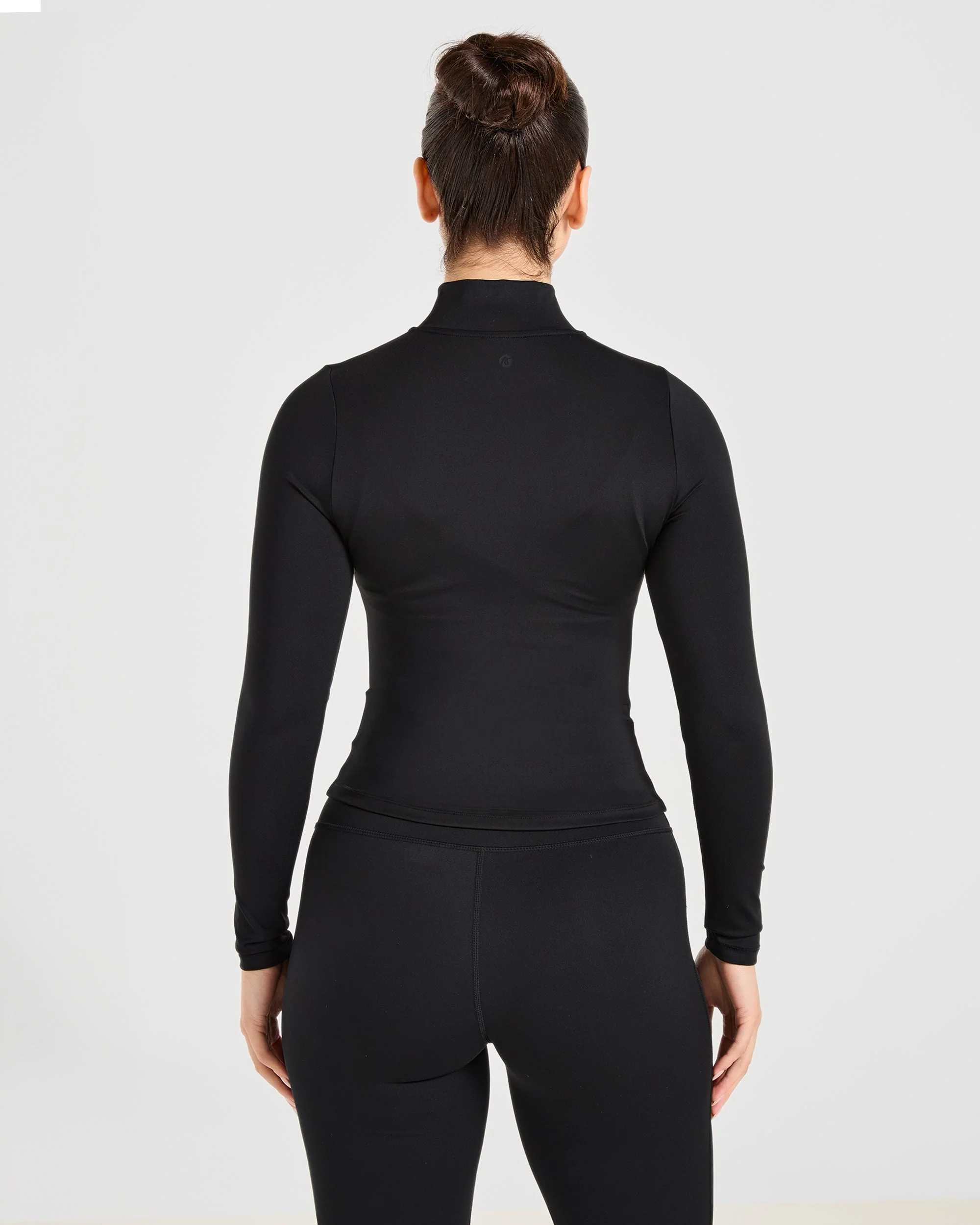 Sculpt Zip Jacket - Black - Image 2