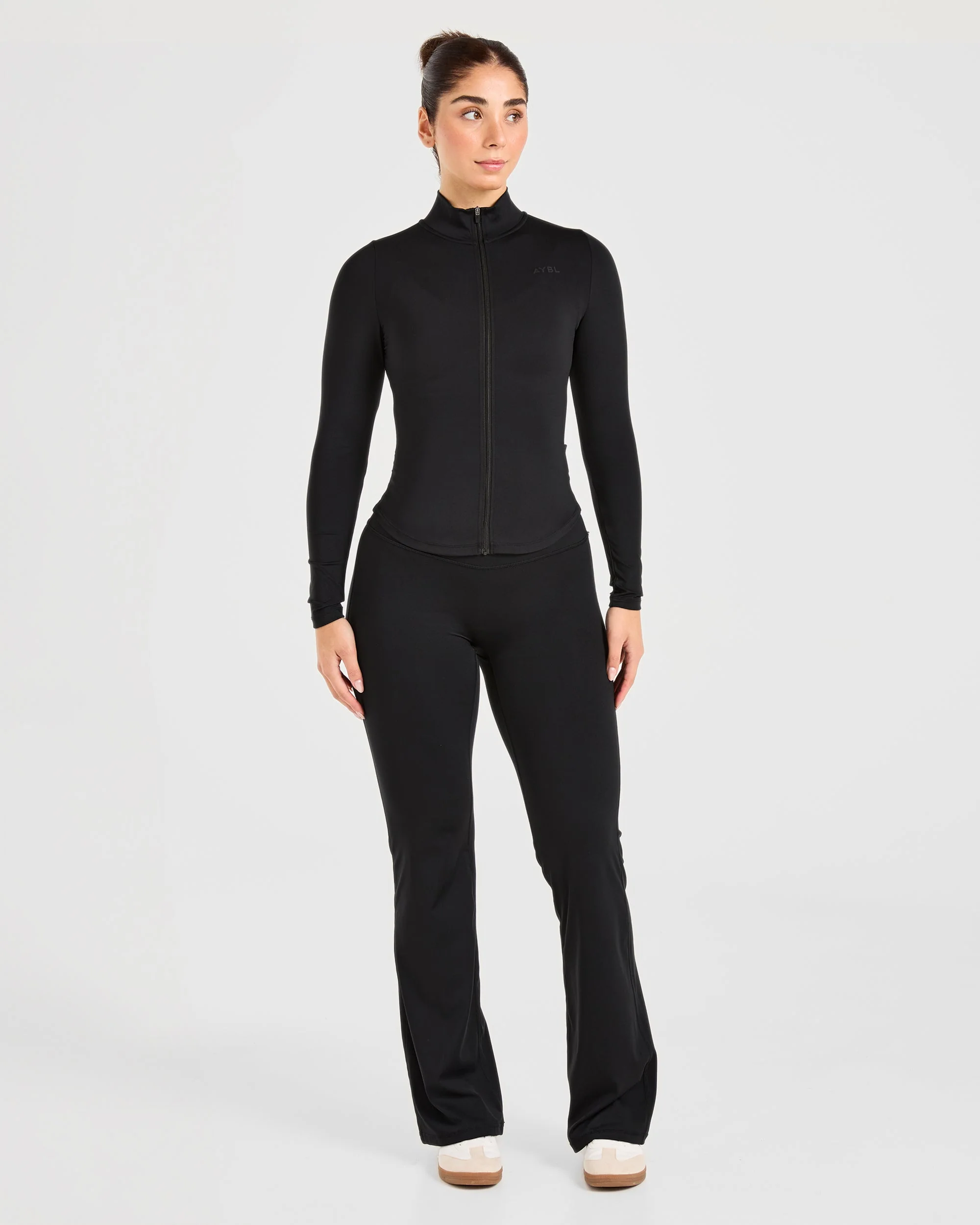 Sculpt Zip Jacket - Black - Image 3