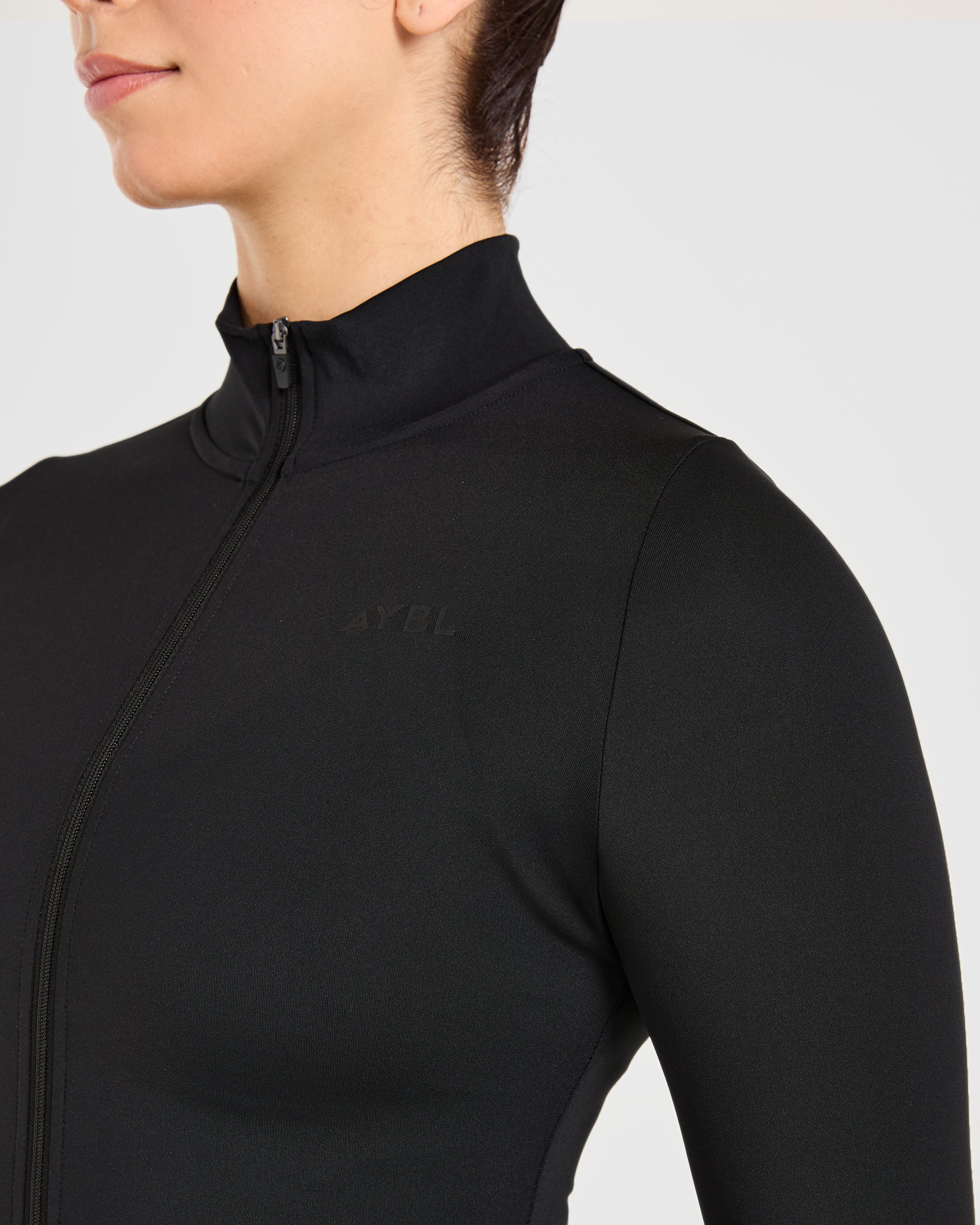 Sculpt Zip Jacket - Black - Image 5