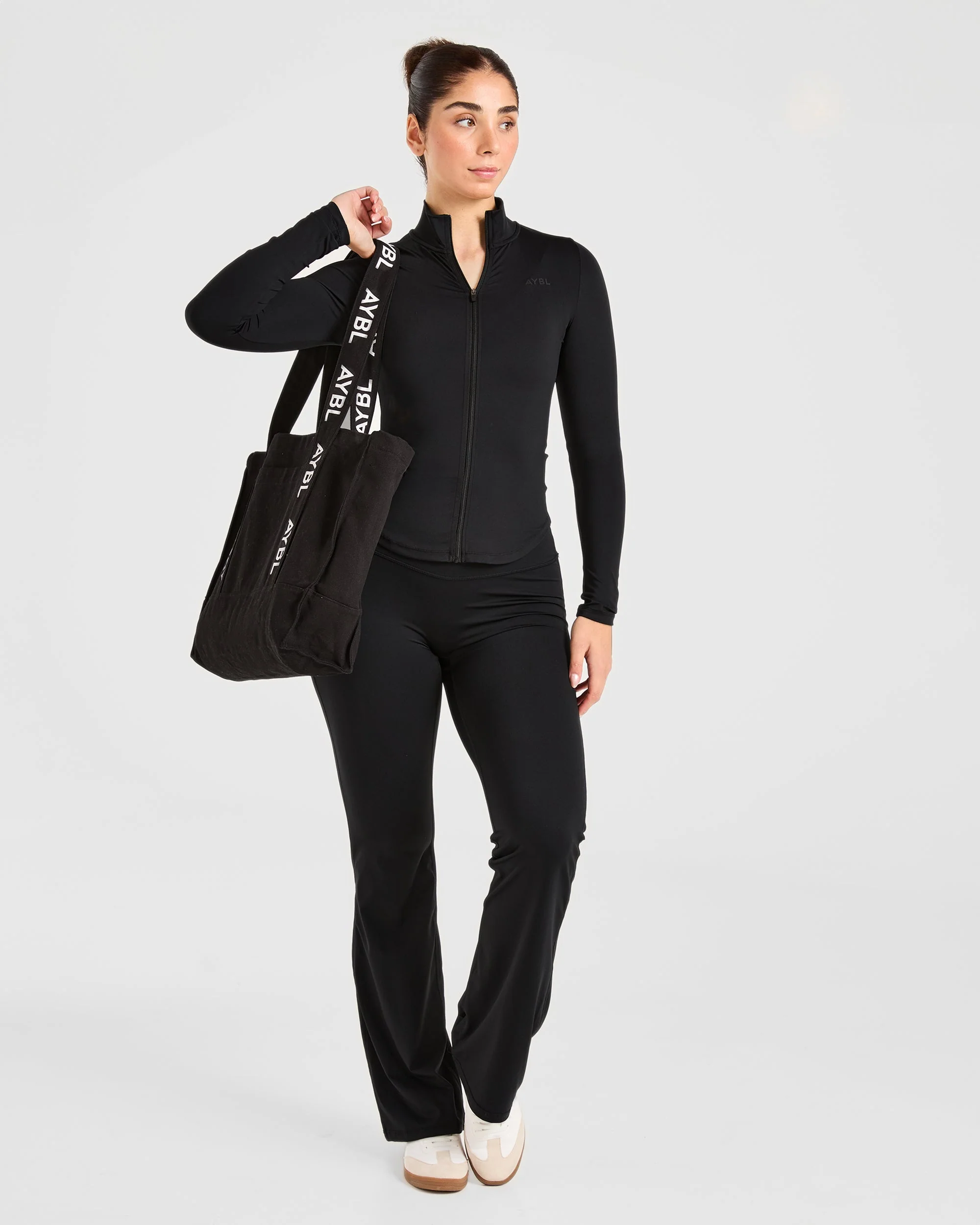 Sculpt Zip Jacket - Black - Image 7