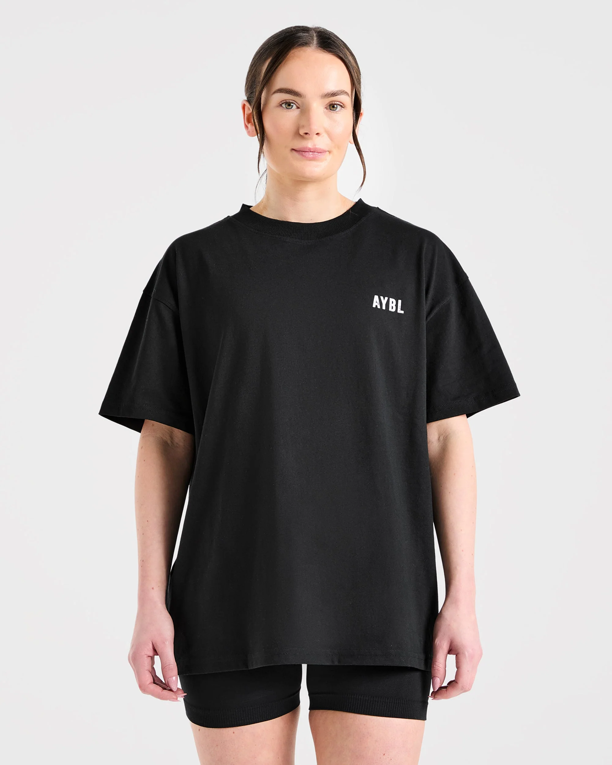 Sculpting Season Oversized T Shirt - Black - Image 2