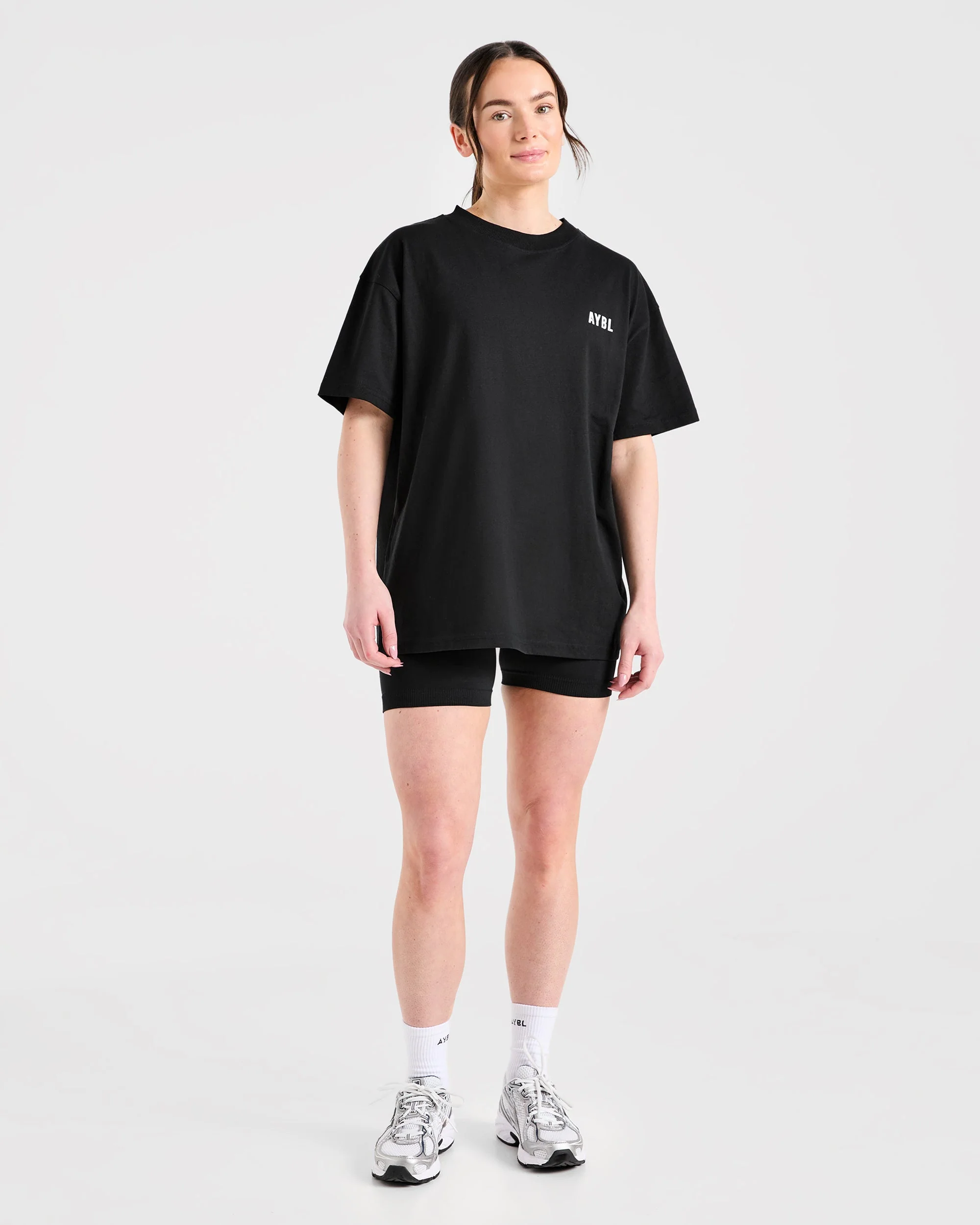 Sculpting Season Oversized T Shirt - Black - Image 4