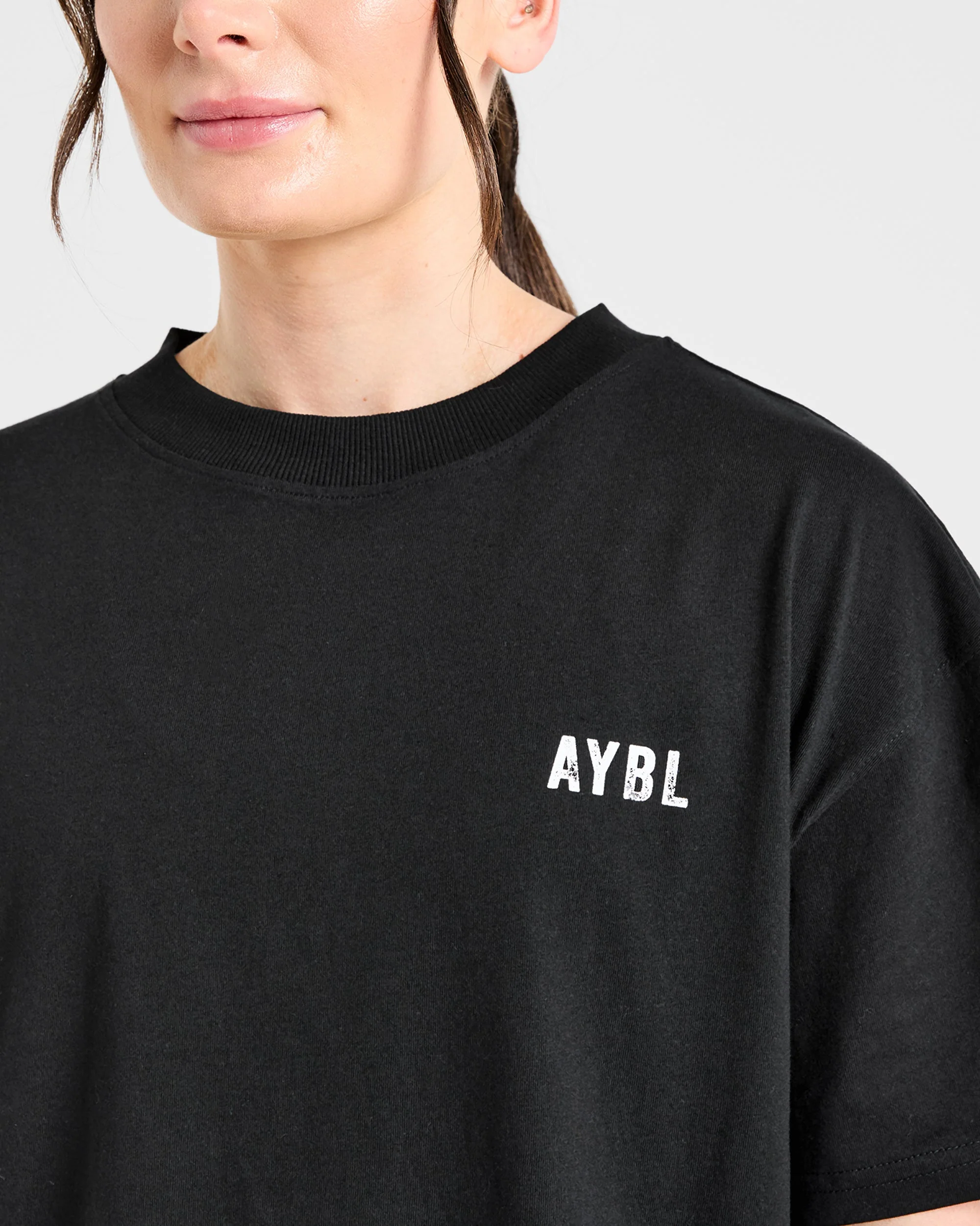 Sculpting Season Oversized T Shirt - Black - Image 6