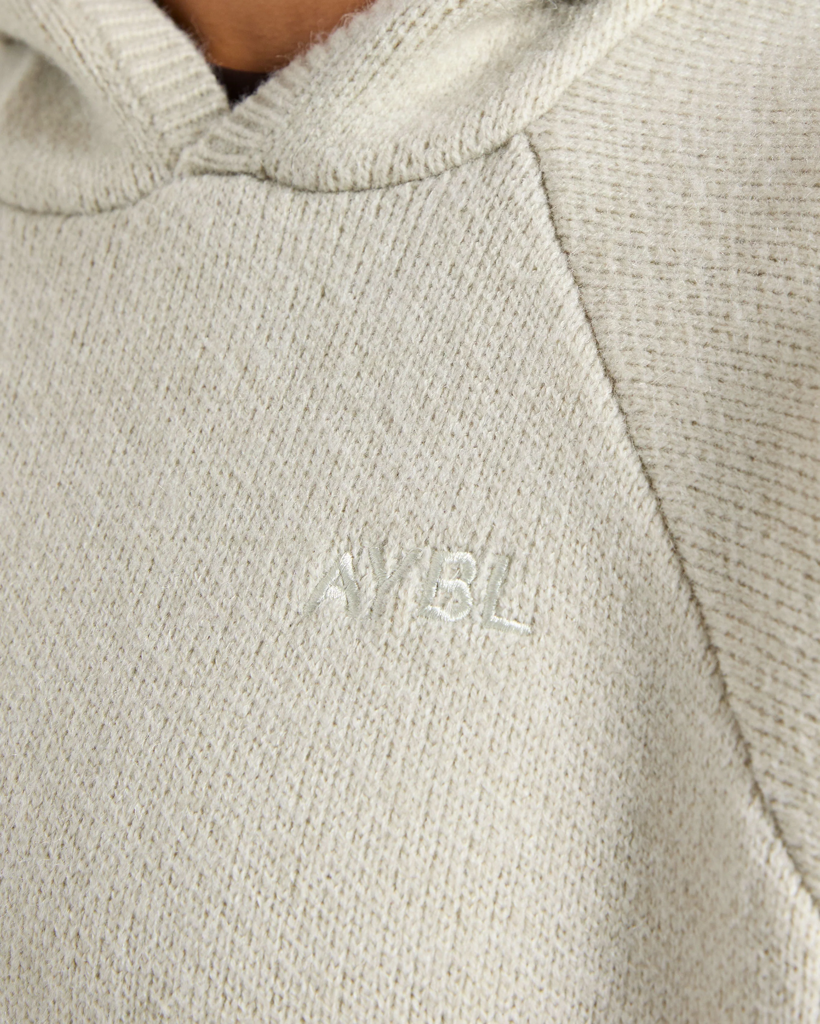 Soft Oversized Knitted Hoodie - Seasalt - Image 5