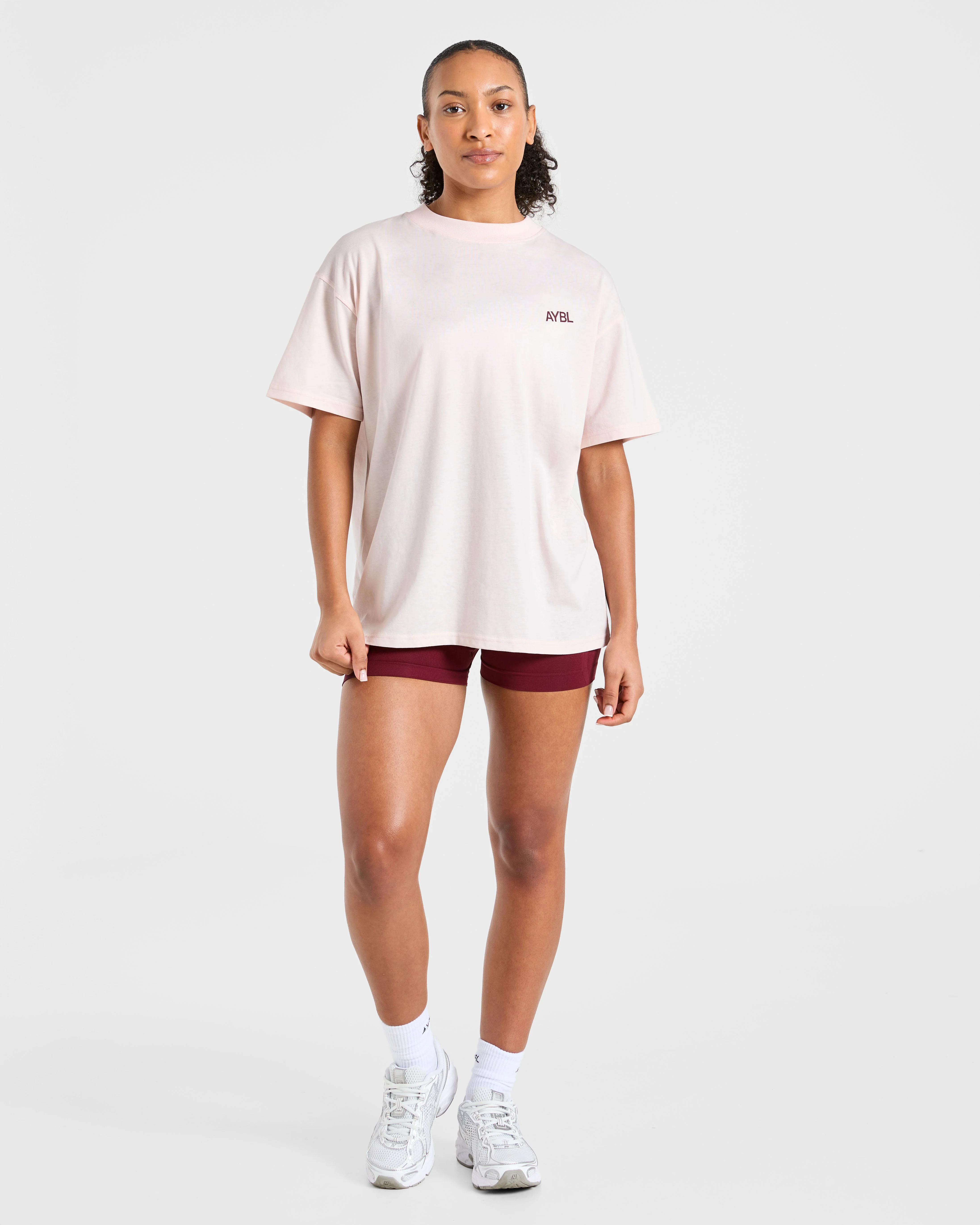 Sport Society Oversized T Shirt - Pink - Image 3