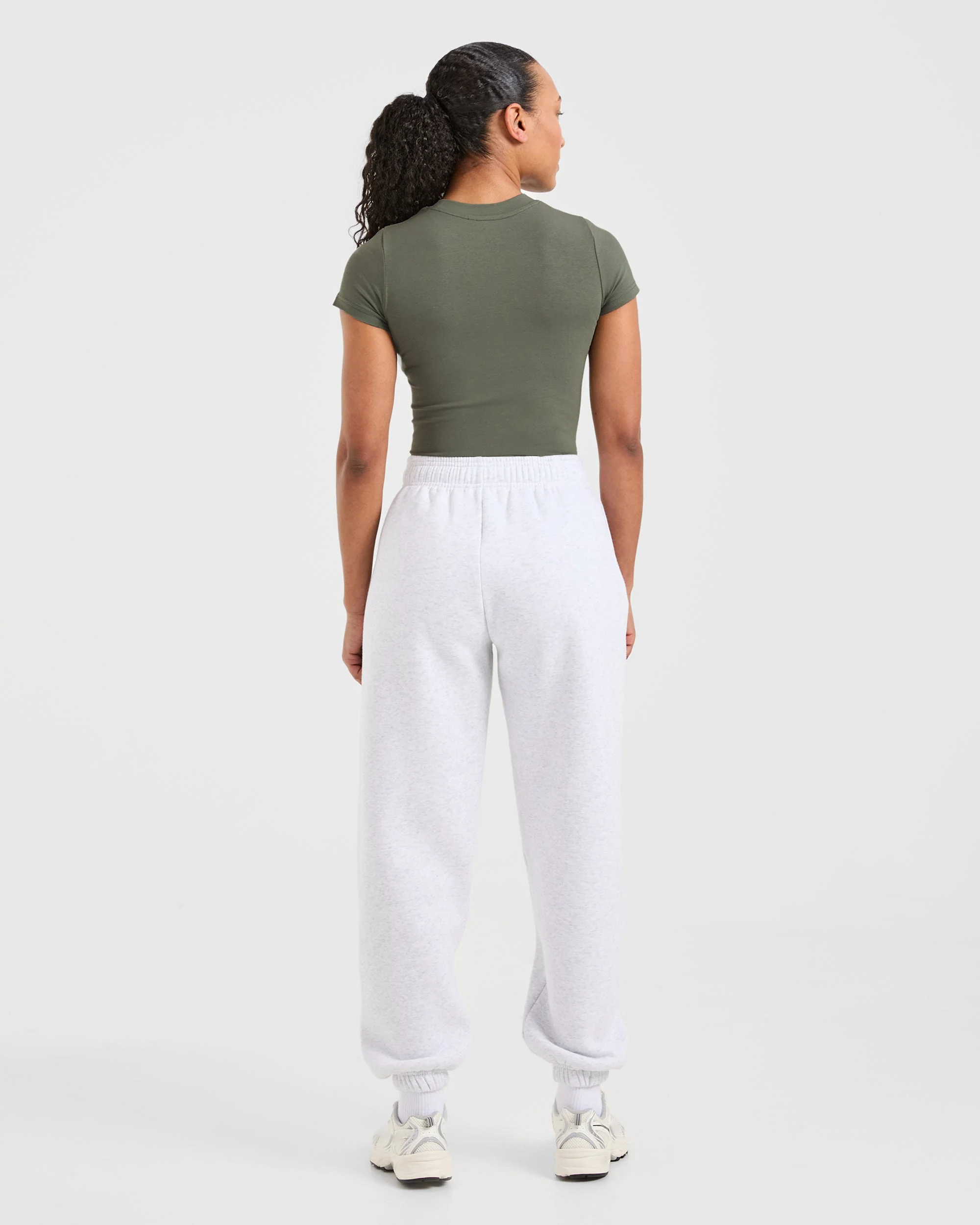 Sports Club Varsity Baby Tee - Forest Green - Image 4