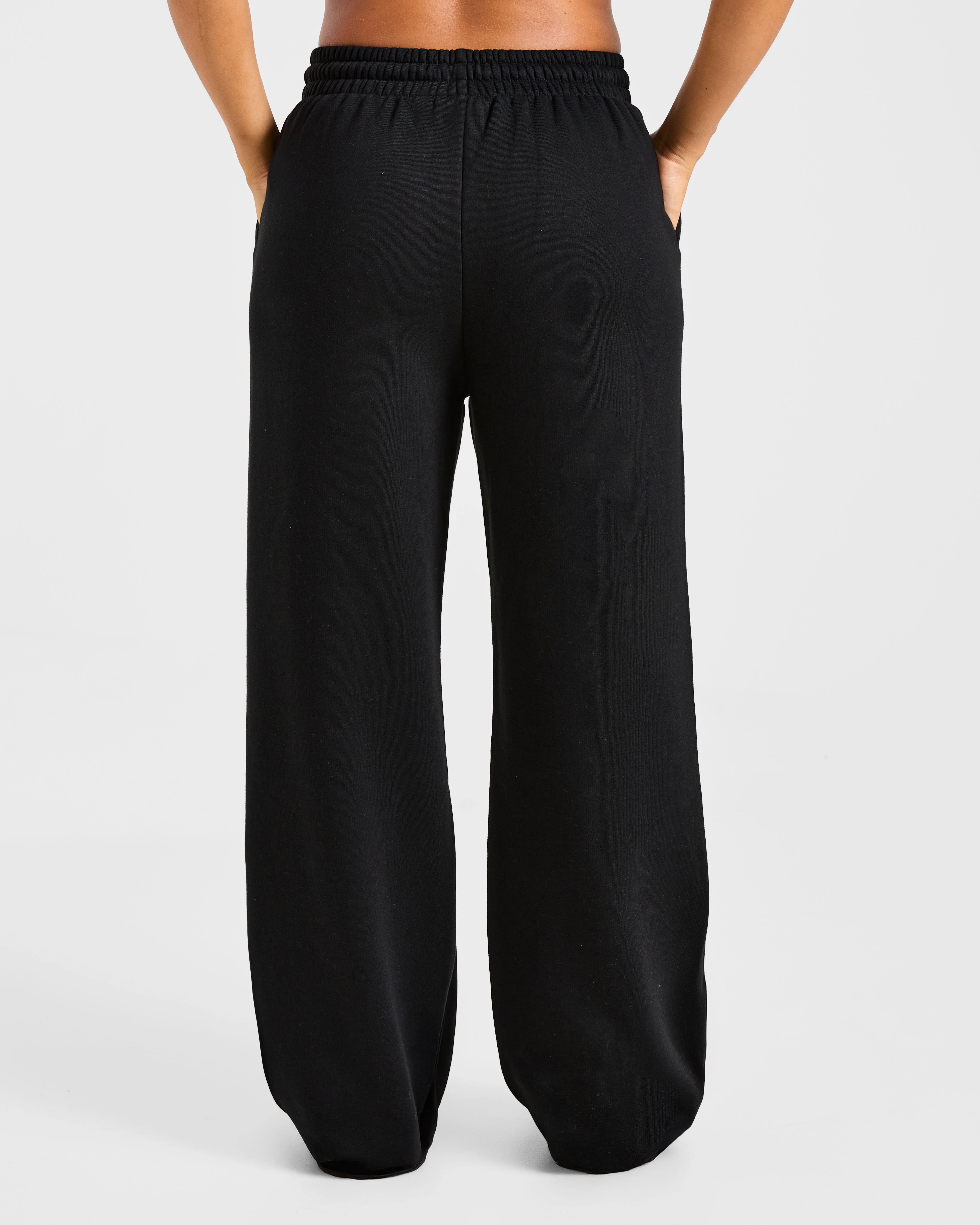 Sports Collective Oversized Straight Leg Joggers - Black - Image 2